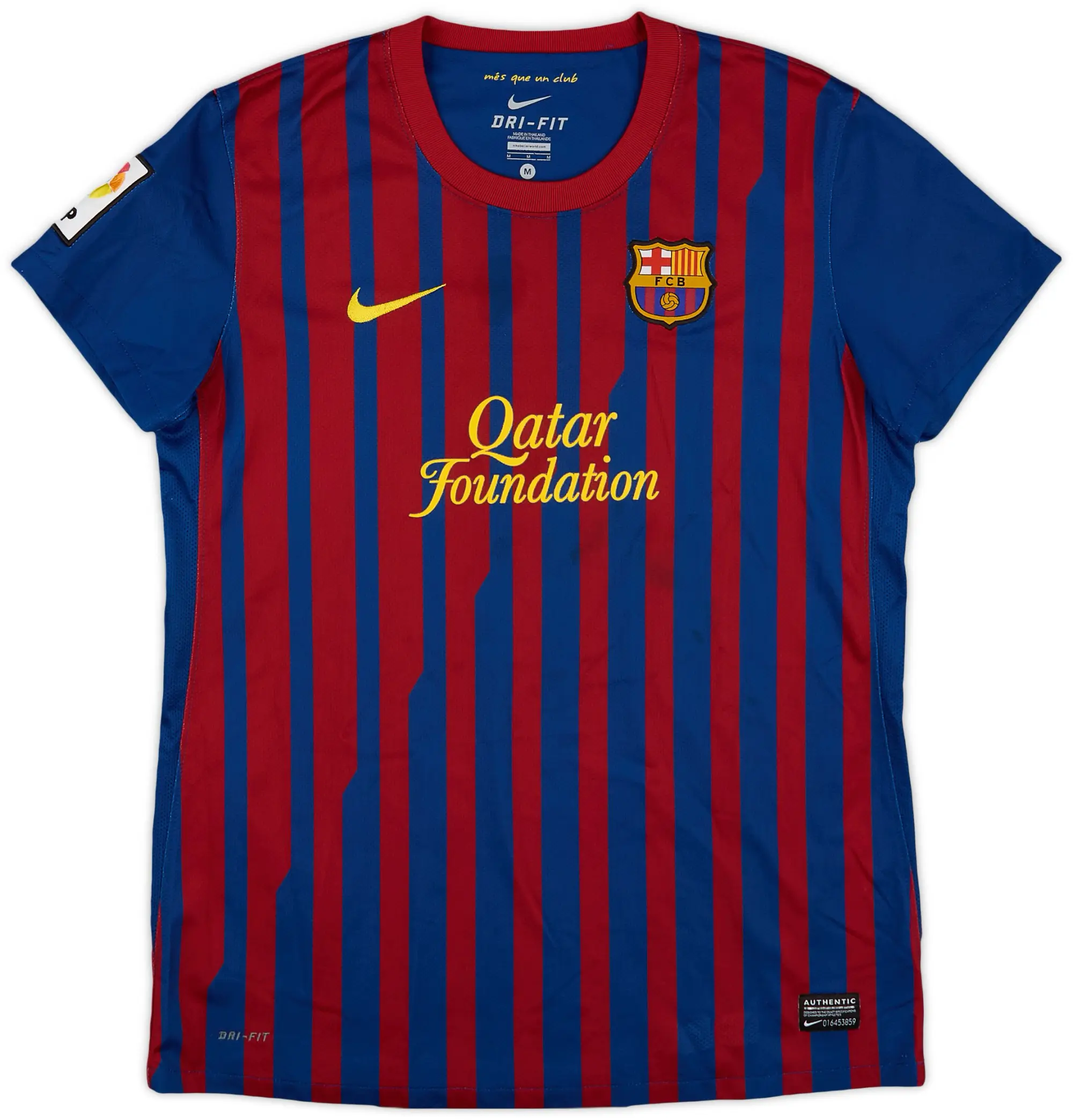 Nike 2011-12 Barcelona Home Shirt - 7/10 - (Women's M)