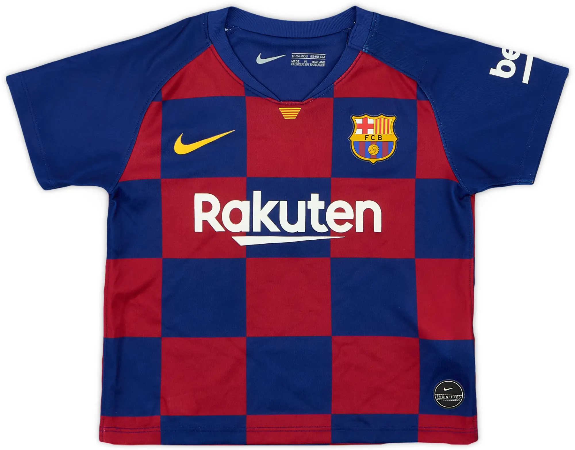 Nike 2019-20 Barcelona Home Shirt - 8/10 - (18-24 Months)