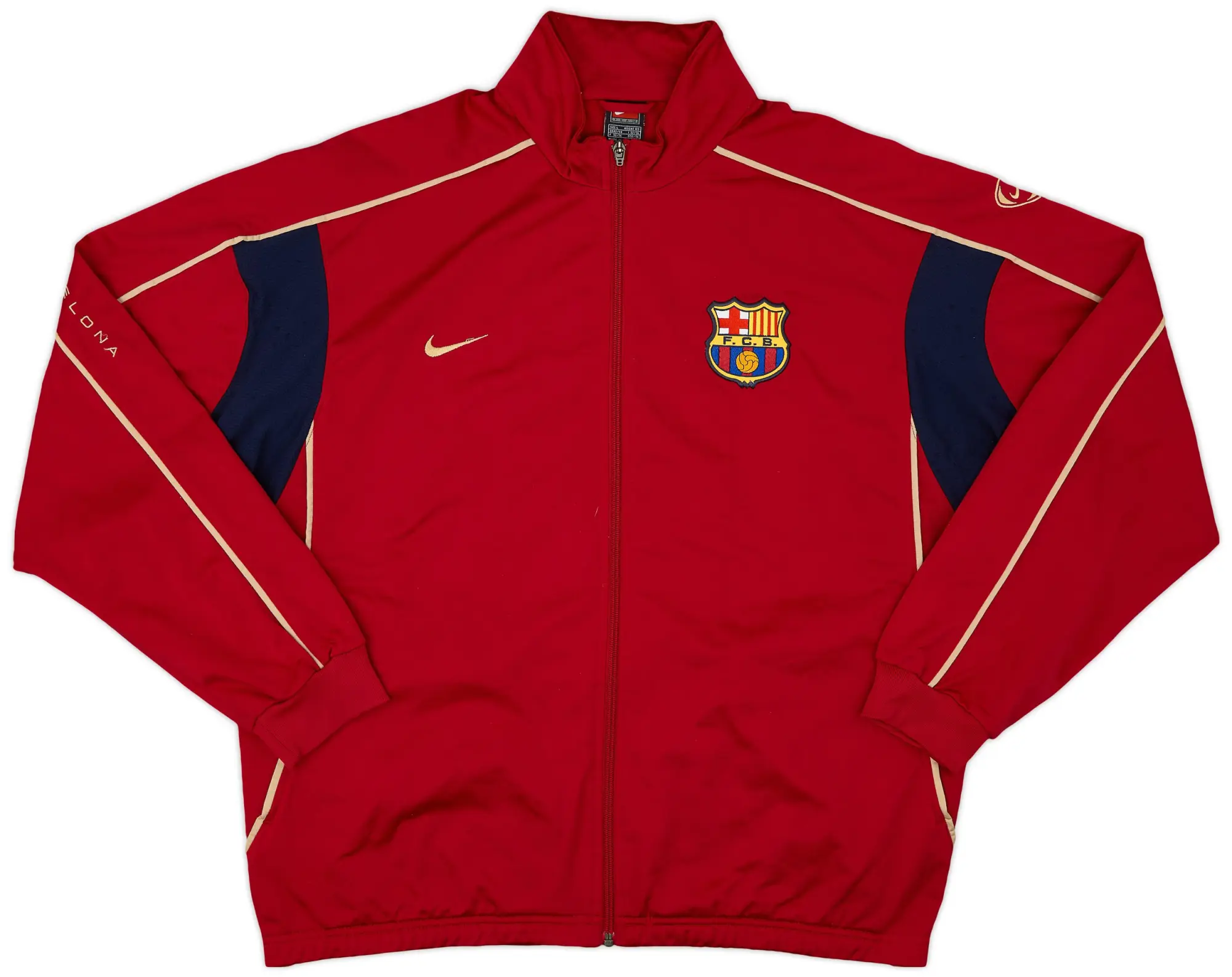 2001-02 Barcelona Nike Track Jacket - 8/10 - (L)