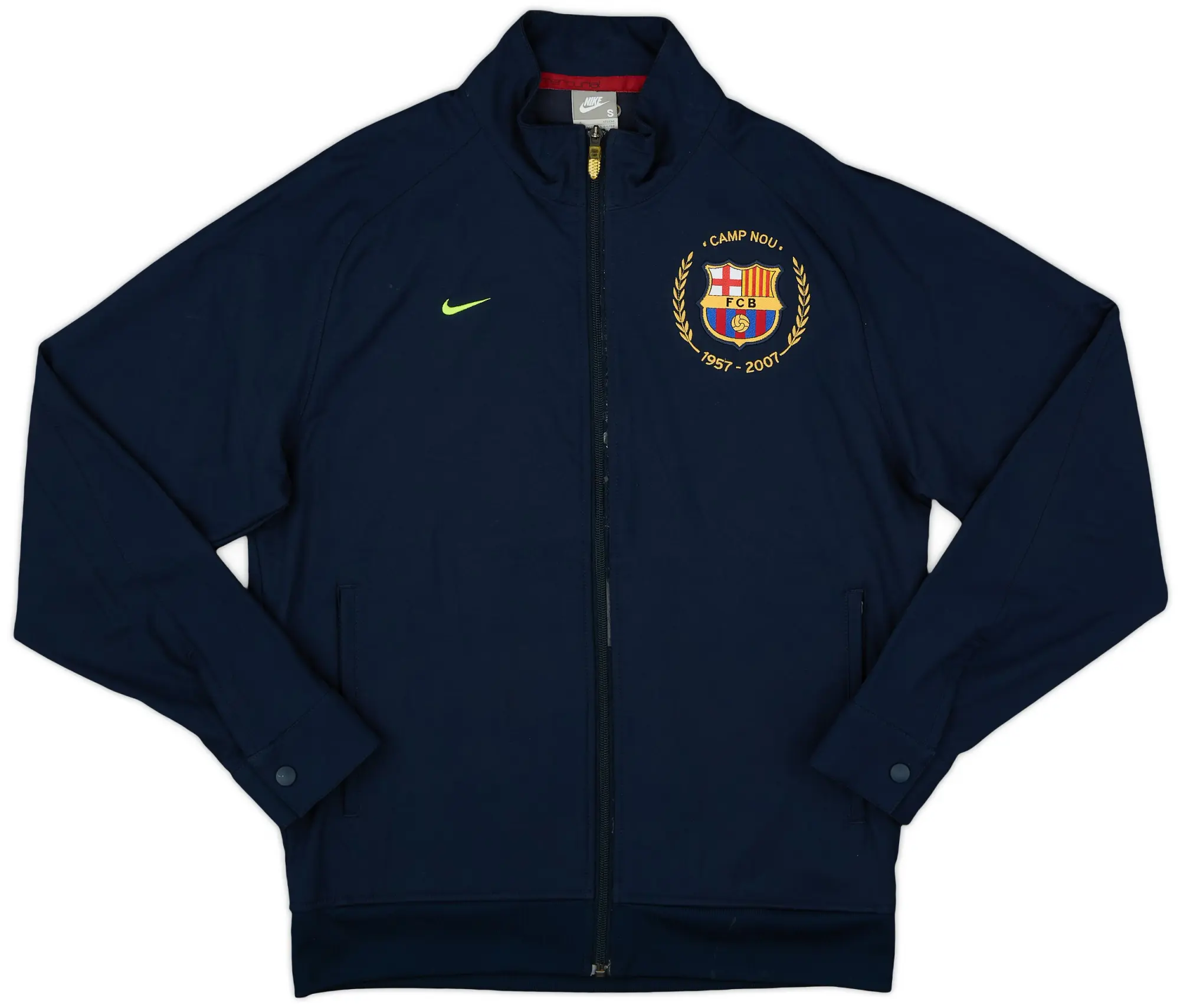 2007-08 Barcelona Nike Track Jacket - 8/10 - (S)