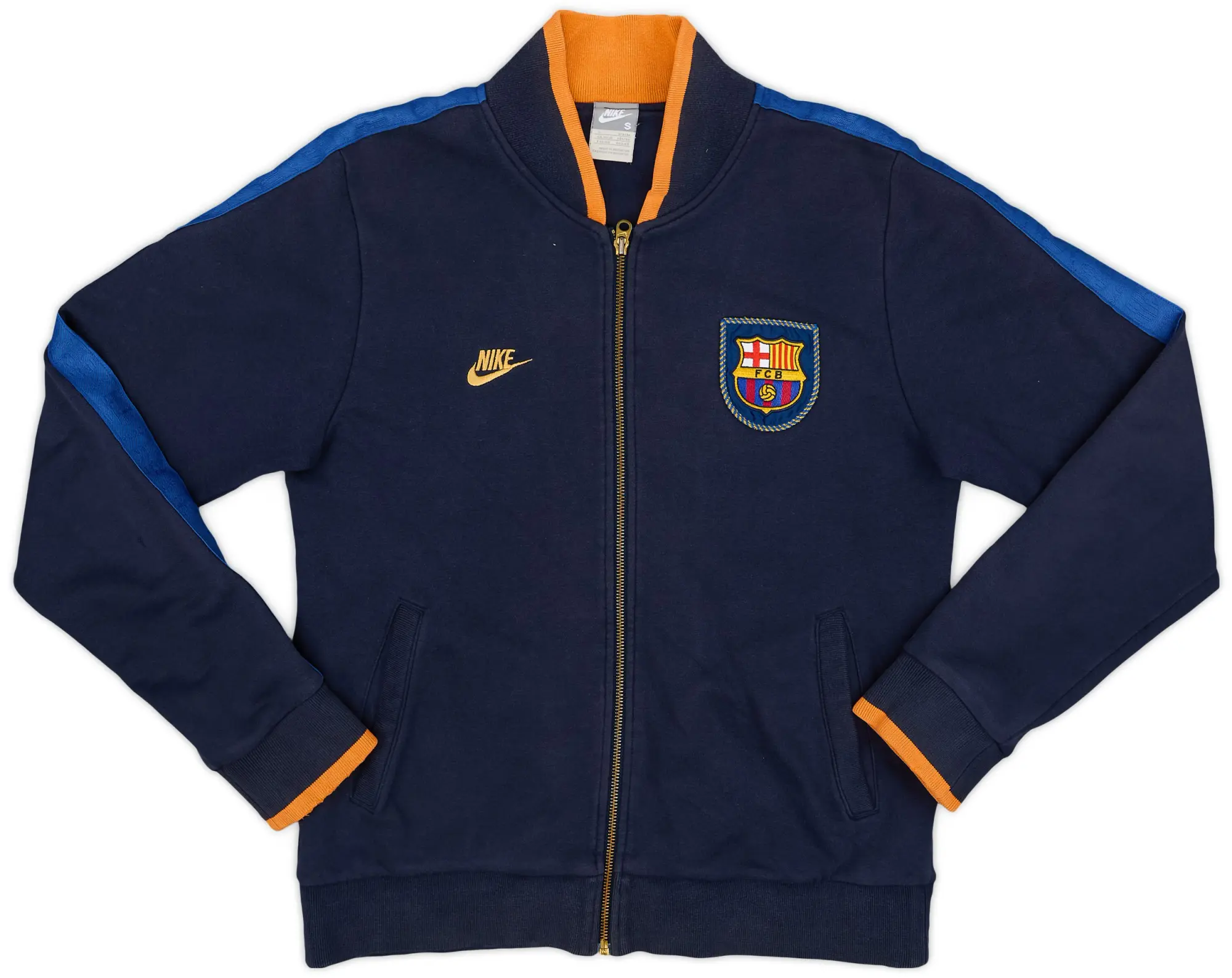 2007-08 Barcelona Nike Track Jacket - 8/10 - (S)