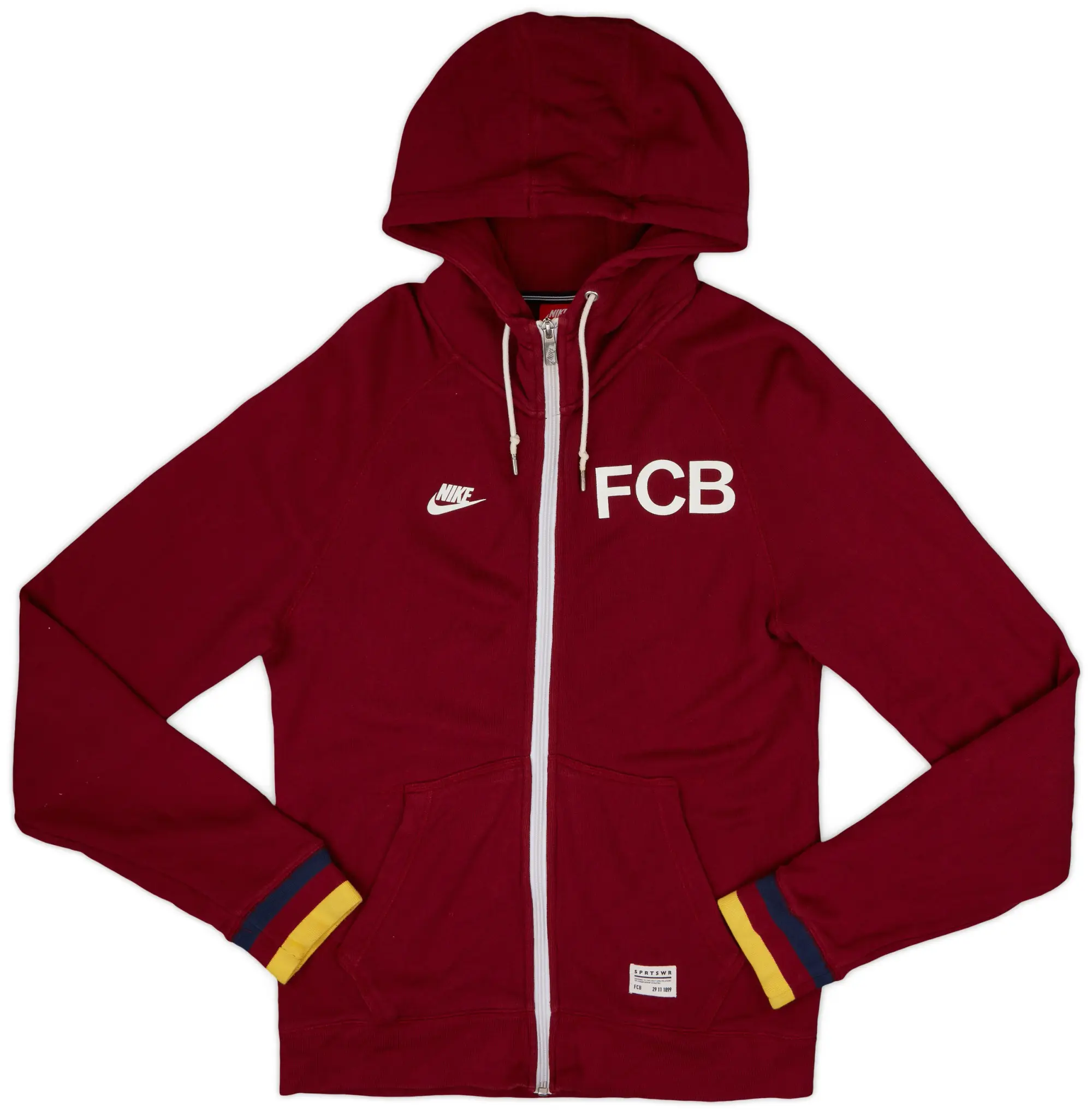 2013-14 Barcelona Nike Hooded Track Jacket - 9/10 - (S)