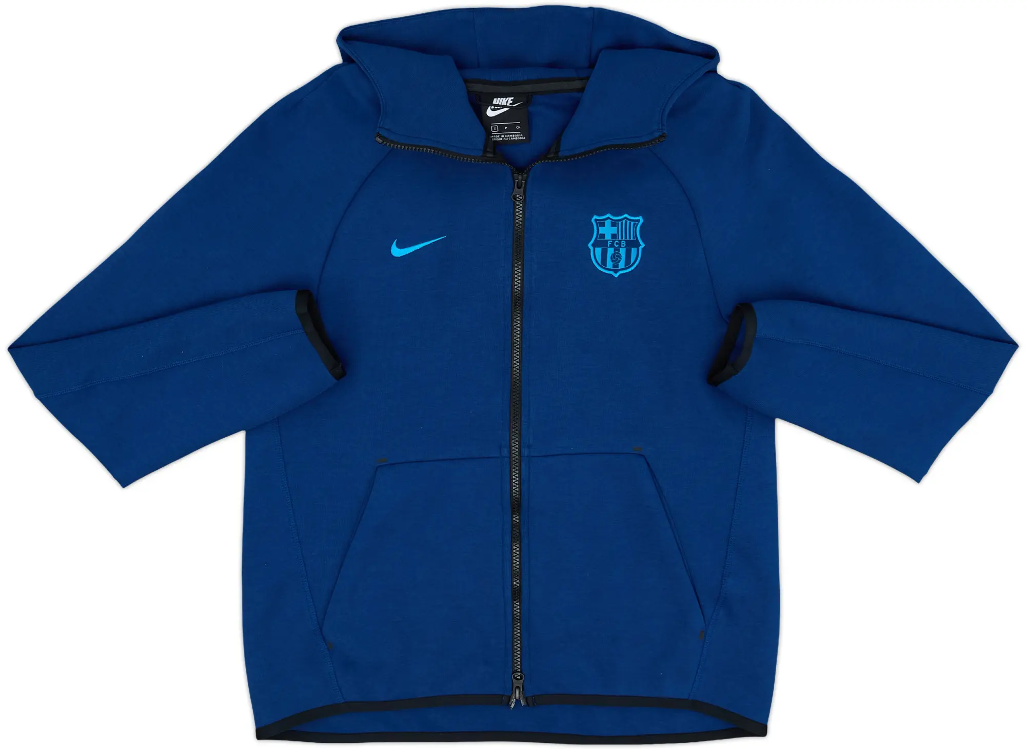 2018-19 Barcelona Nike 1/4 Zip Drill Top - 8/10 - (S)