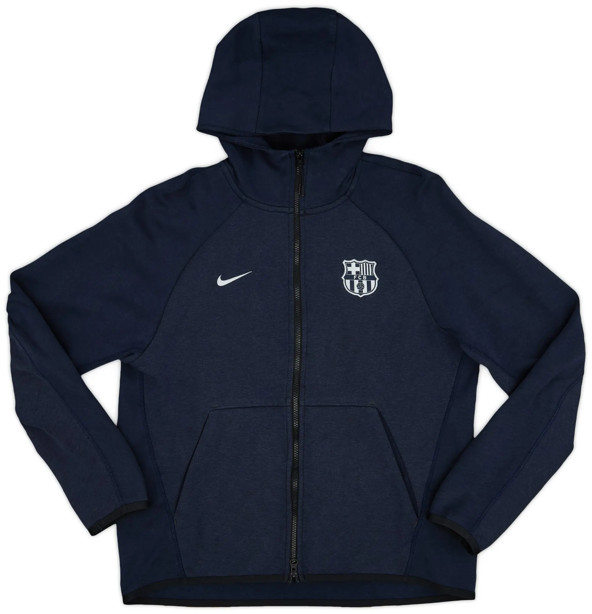 2018-19 Barcelona Nike Hooded Track Jacket - 10/10 - (M)