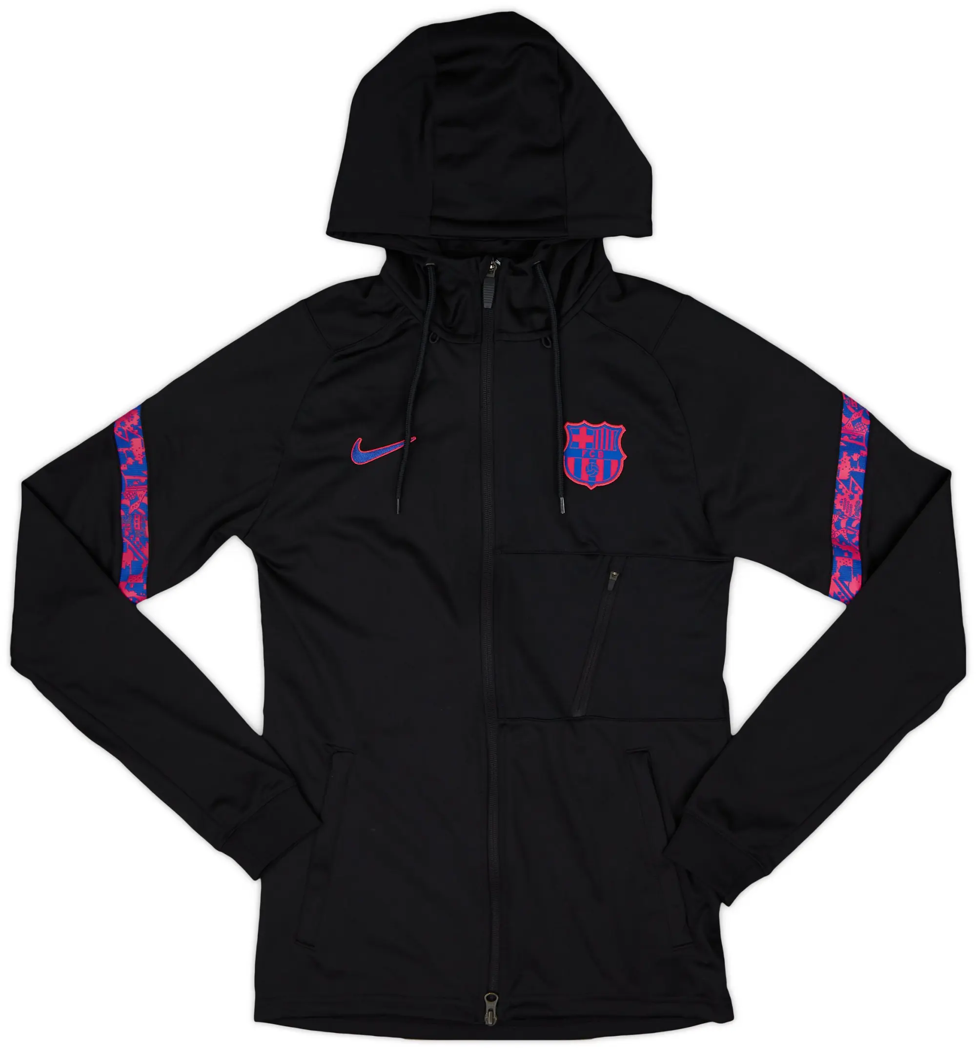 2022-23 Barcelona Nike Hooded Track Jacket - 10/10 - (XS)