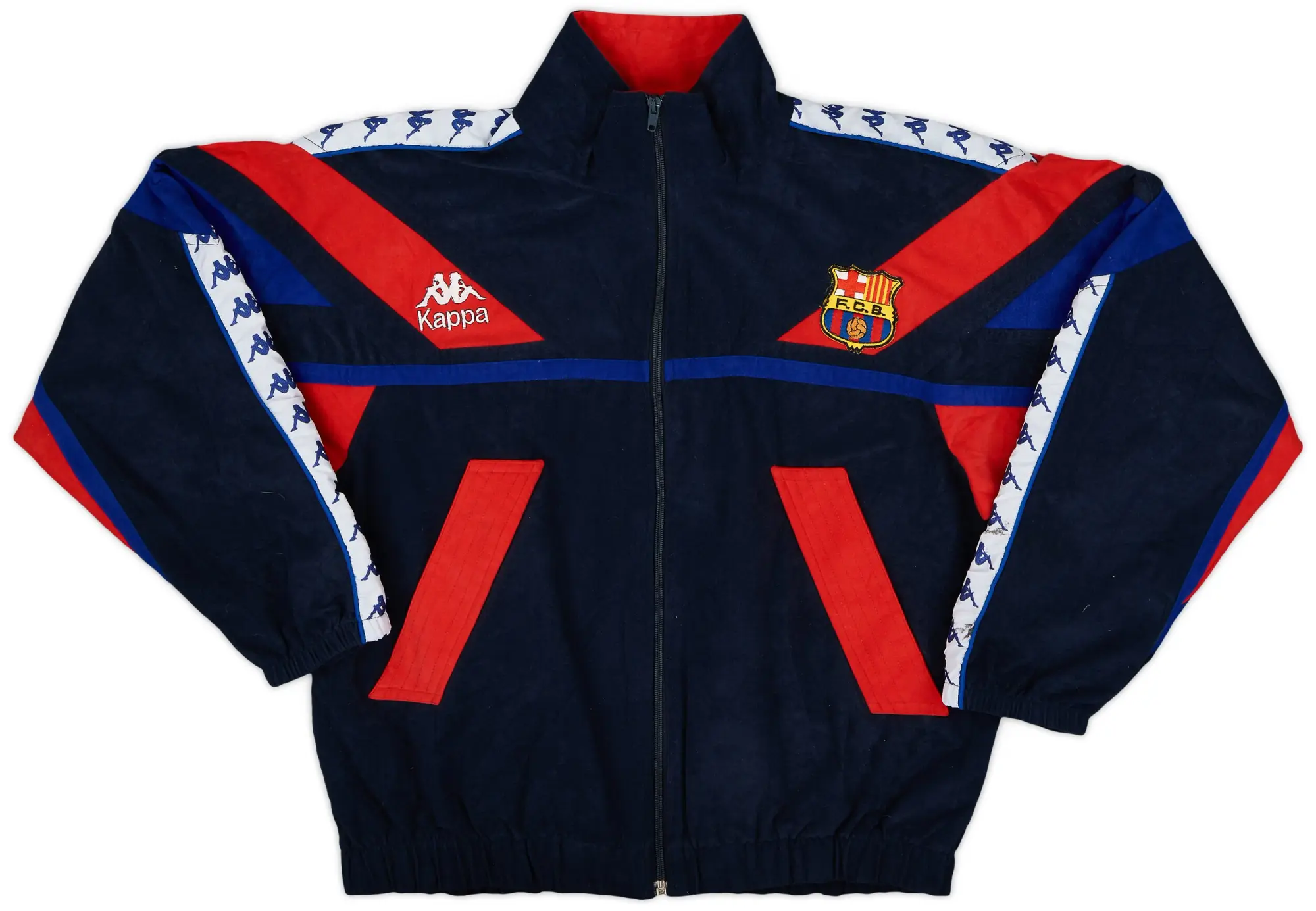 1992-95 Barcelona Kappa Track Jacket - 8/10 - (M)