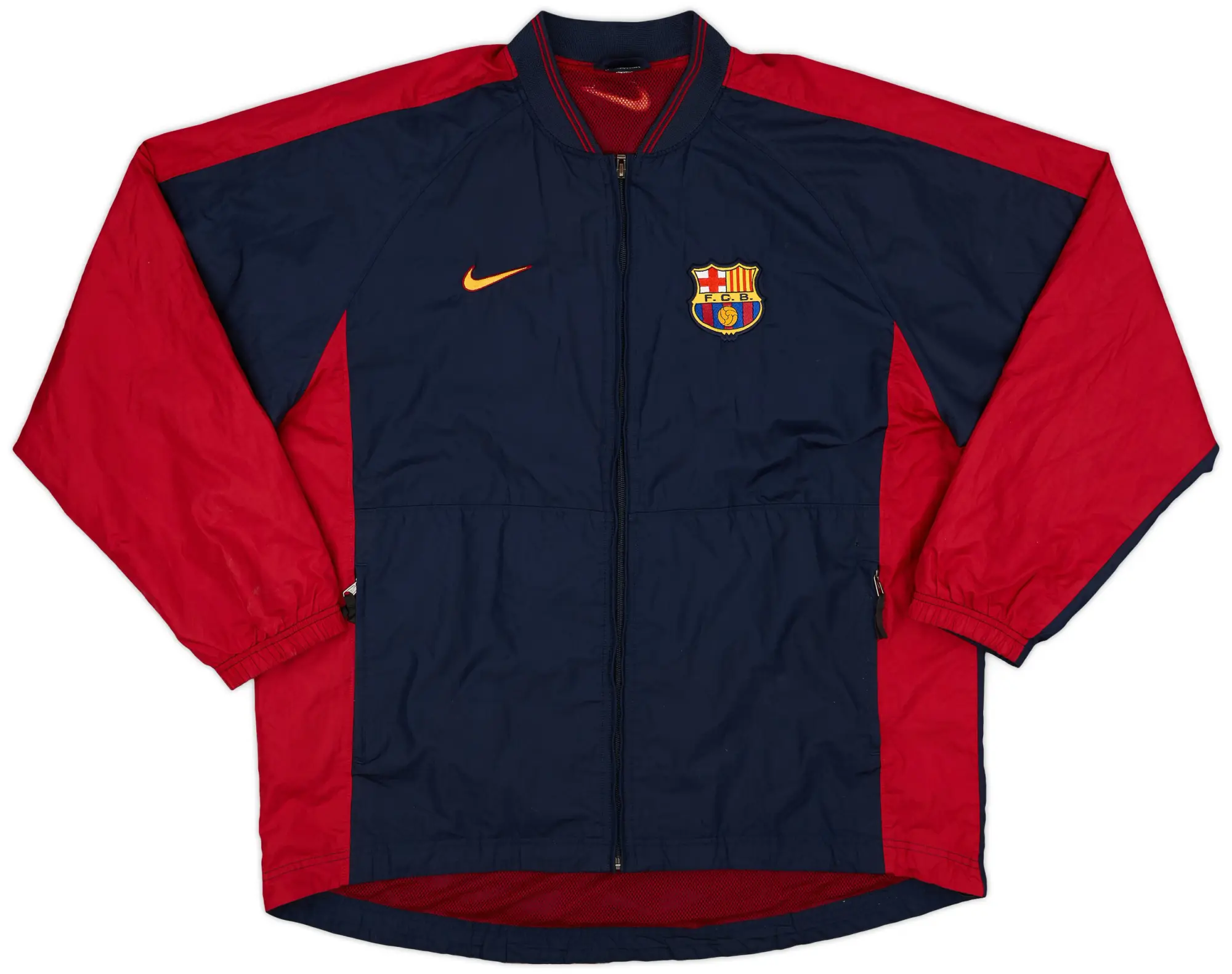 1999-00 Barcelona Nike Track Jacket - 9/10 - (L)