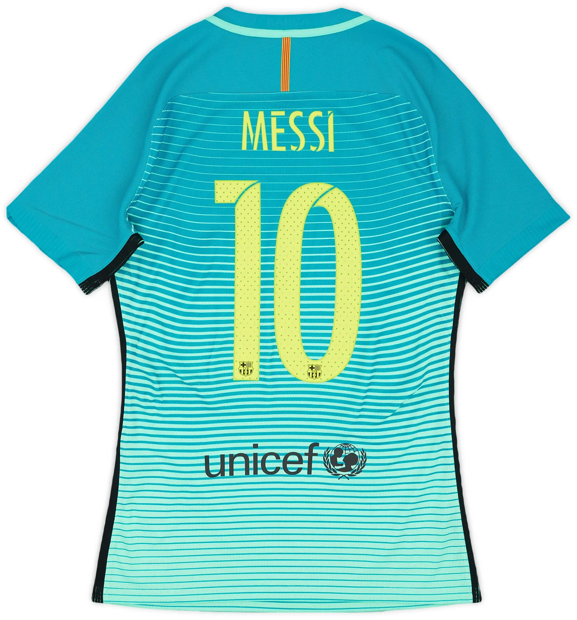 Nike 2016-17 Barcelona Authentic Third Shirt Messi #10 (M)