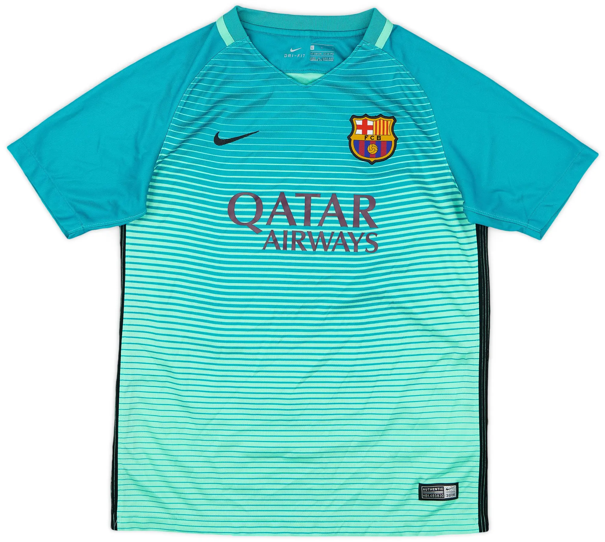 Nike 2016-17 Barcelona Third Shirt - 9/10 - (L.Boys)