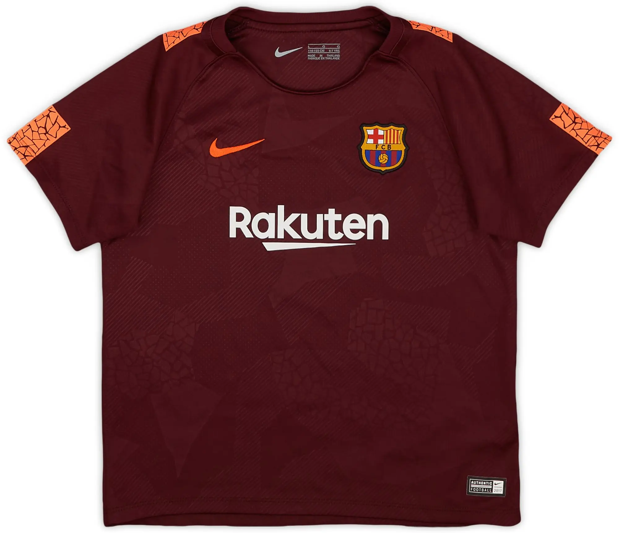 Nike 2017-18 Barcelona Third Shirt - 9/10 - (6-7 Years)