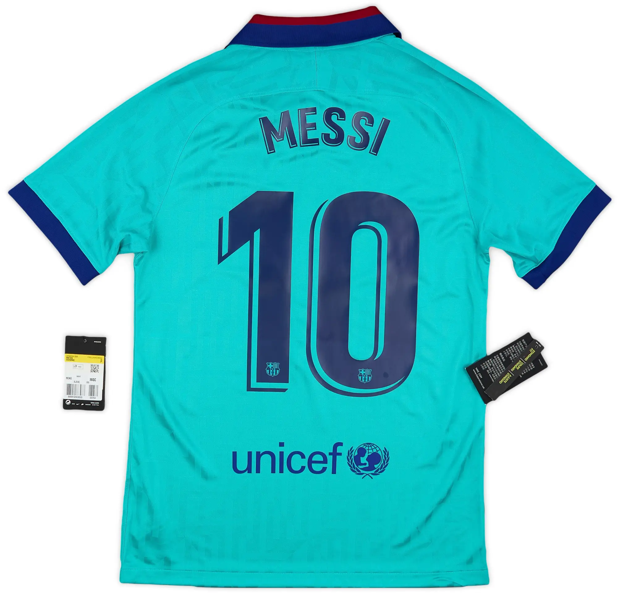 Nike 2019-20 Barcelona Third CL Shirt Messi #10 (S)