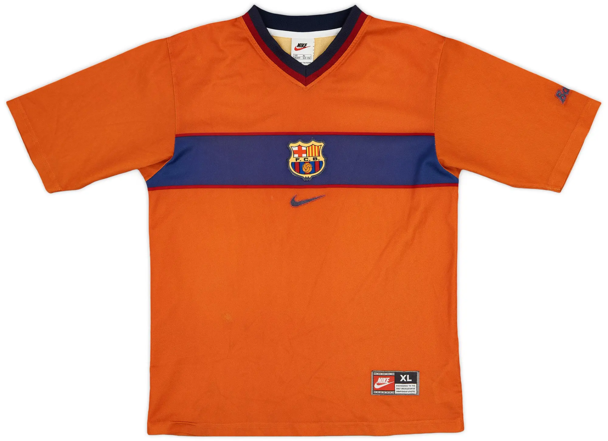 Nike 1998-00 Barcelona Basic Third Shirt - 9/10 - (XL.Boys)