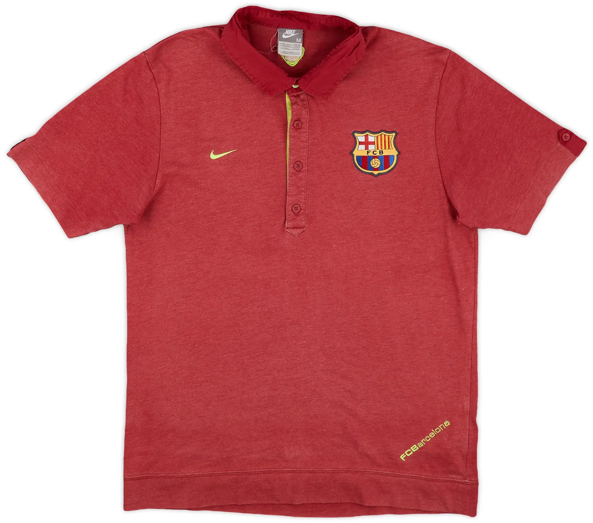 2007-08 Barcelona Nike Polo Shirt - 5/10 - (M)