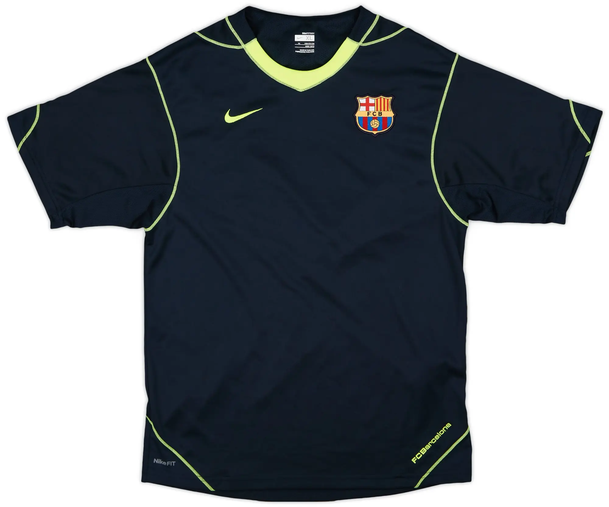 2007-08 Barcelona Nike Training Shirt - 8/10 - (XL.Boys)