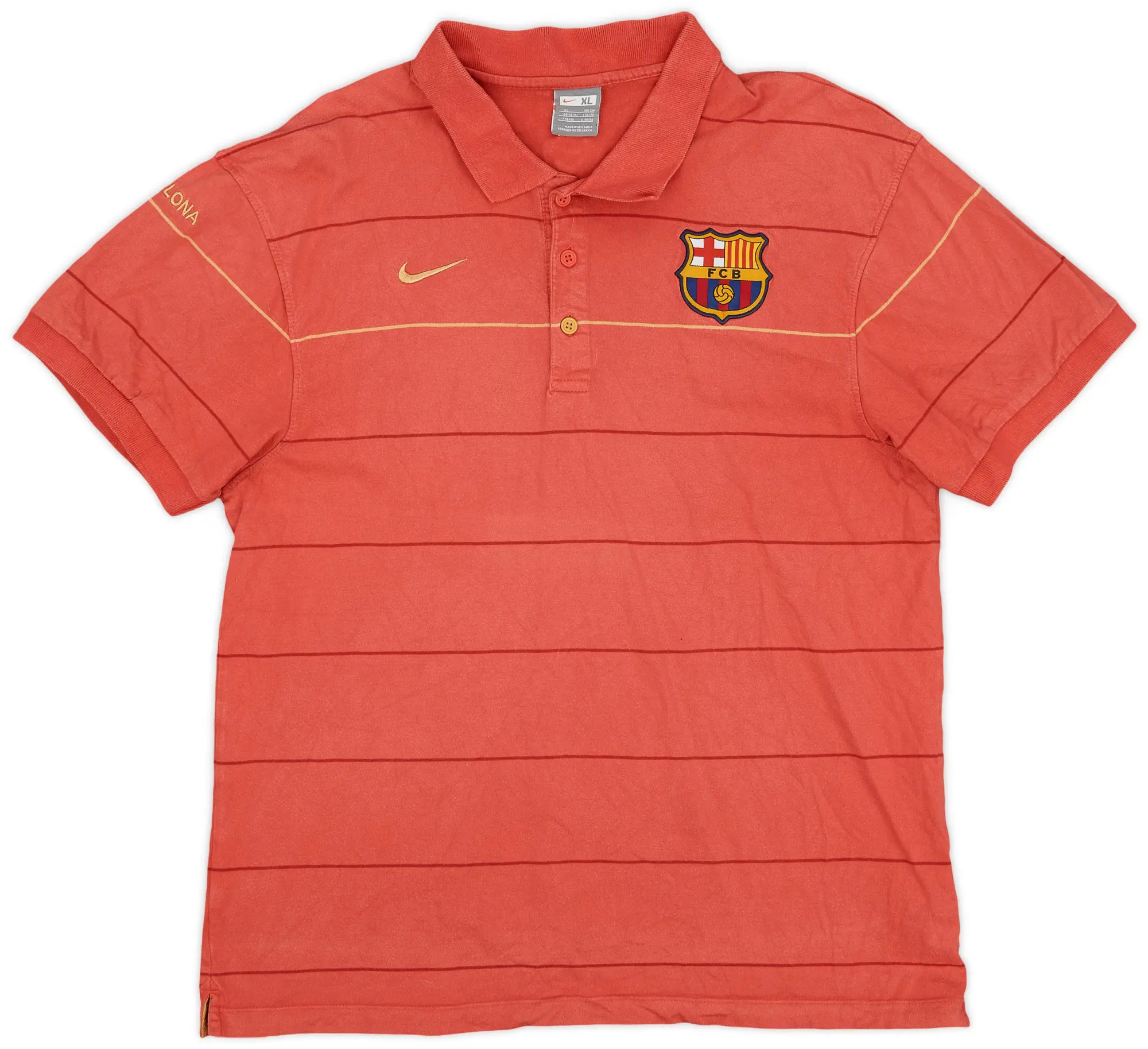 2008-09 Barcelona Nike Polo Shirt - 8/10 - (XL)