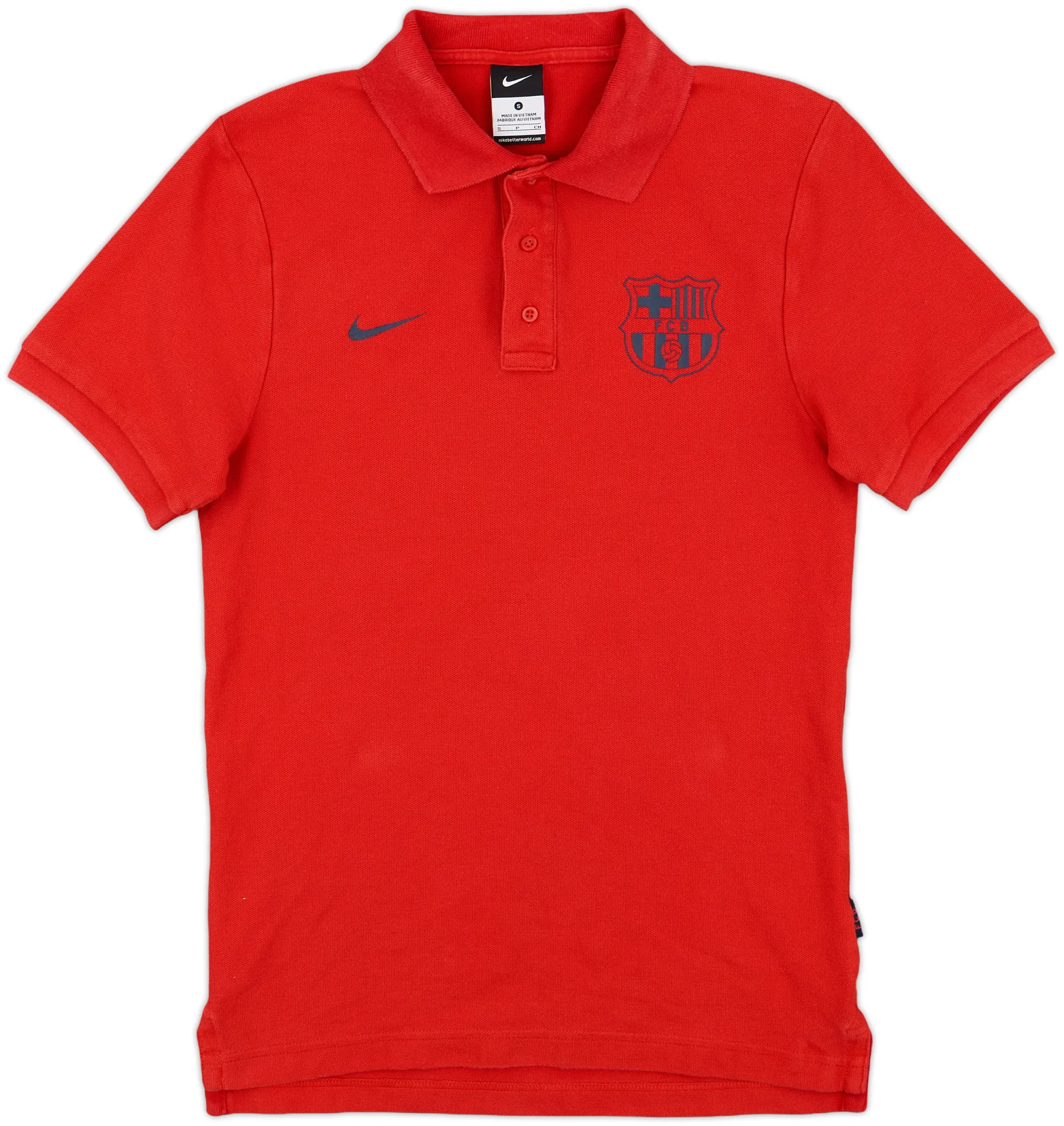 Nike Barcelona Mens SS Home Shirt 2014/15