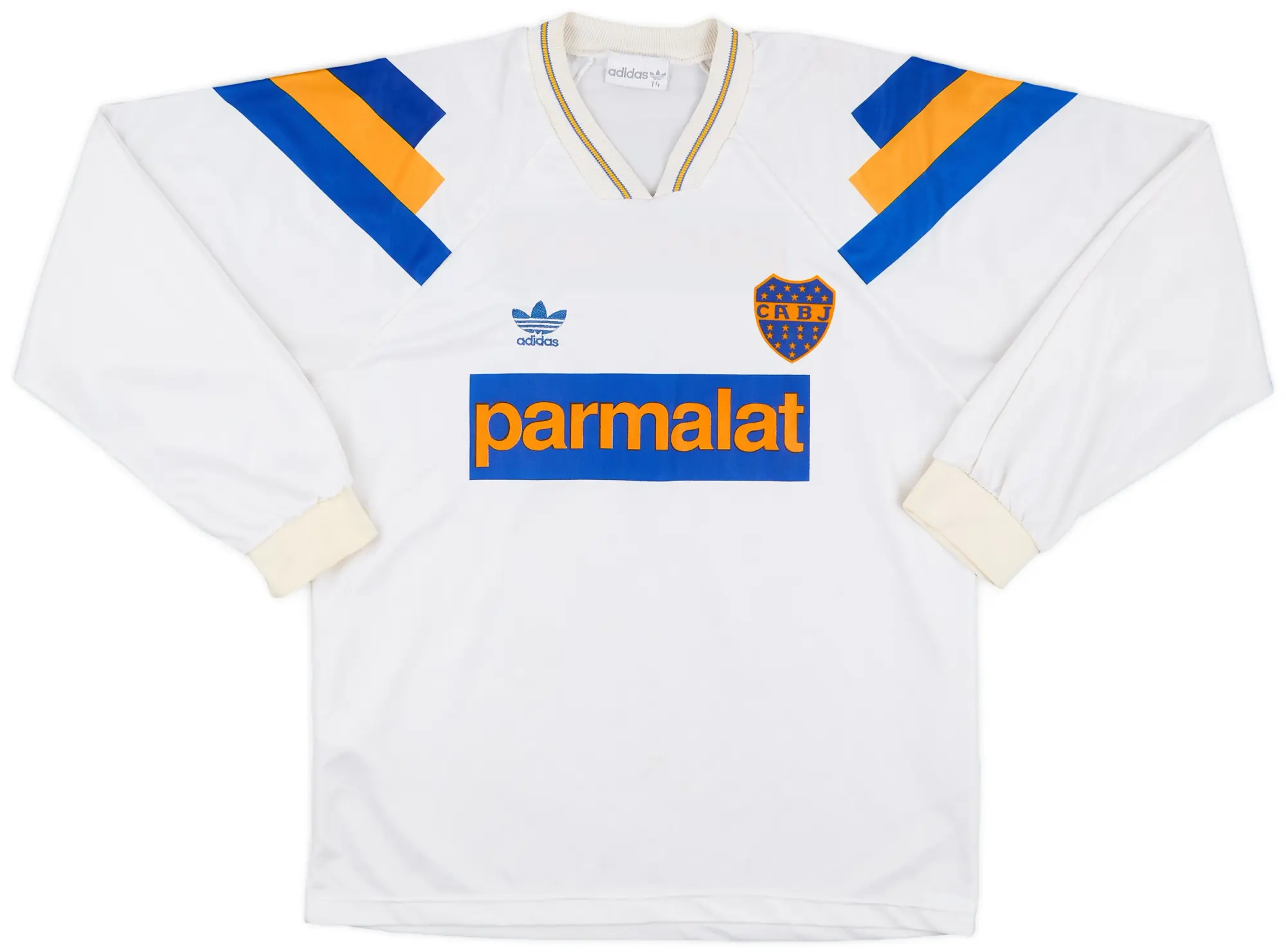 adidas 1992 Boca Juniors Away L/S Shirt - 7/10 - (L)