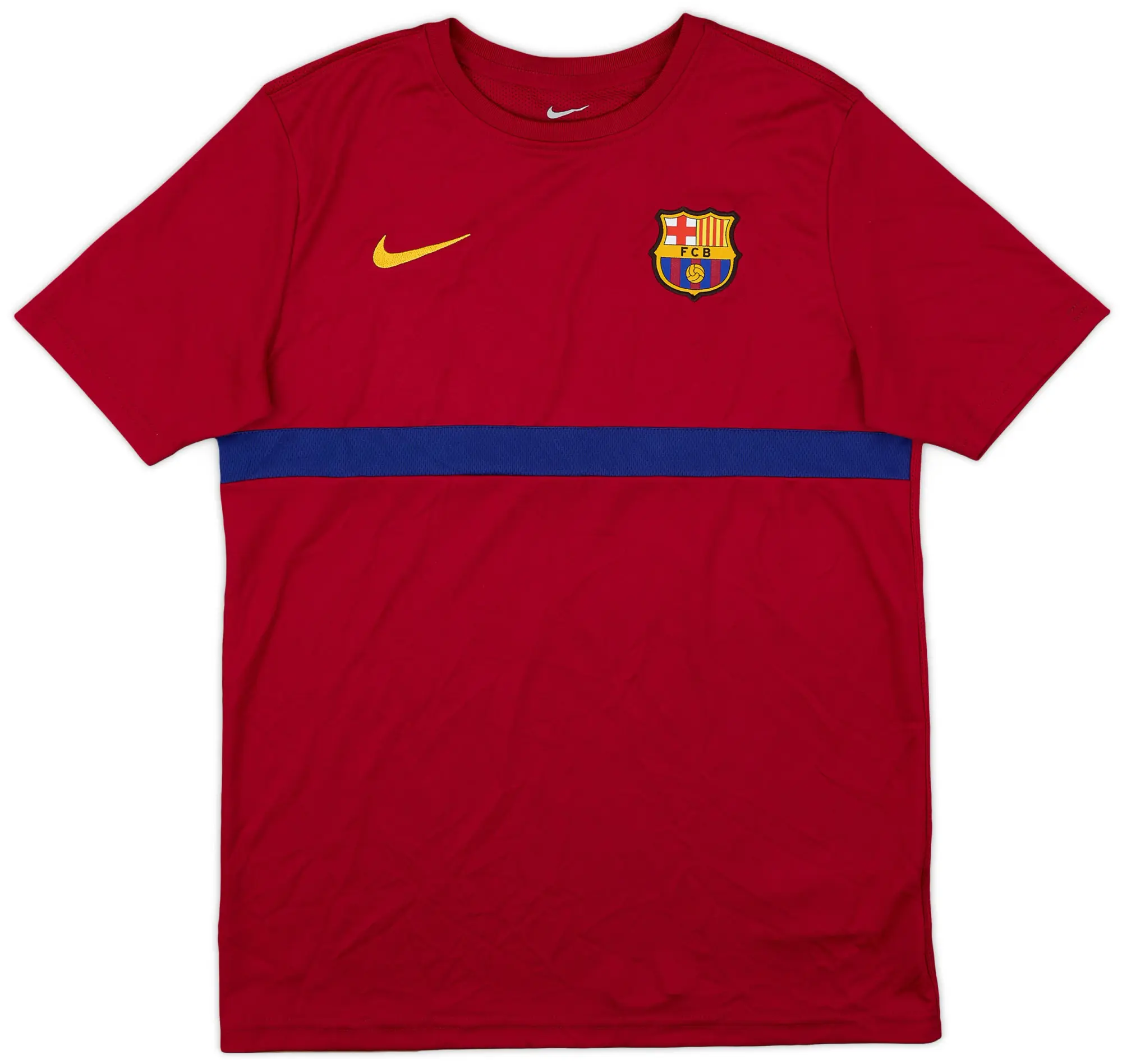 2021-22 Barcelona Nike Training Shirt - 9/10 - (XL.Boys)