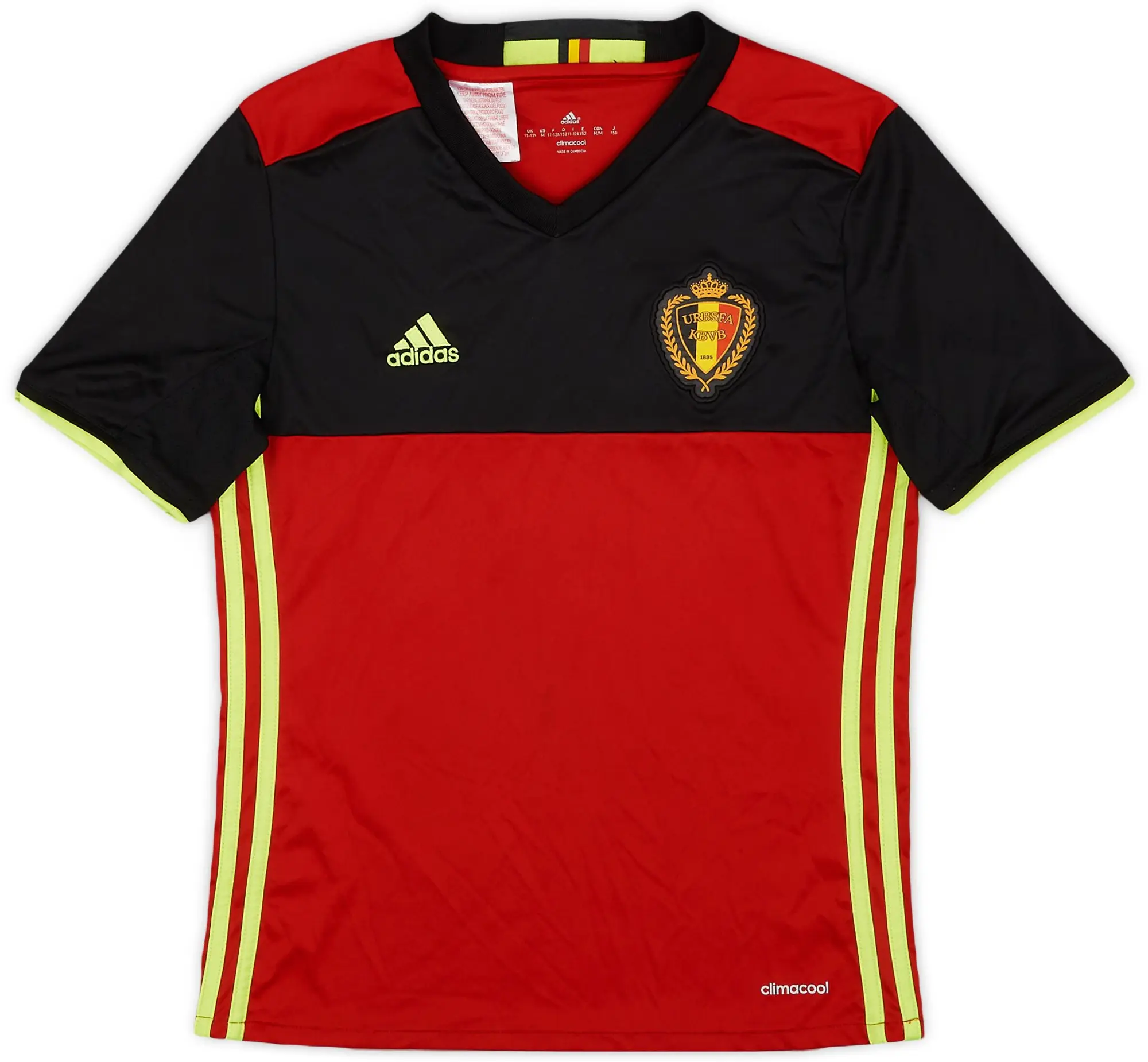 adidas 2016-17 Belgium Home Shirt - 8/10 - (M.Boys)