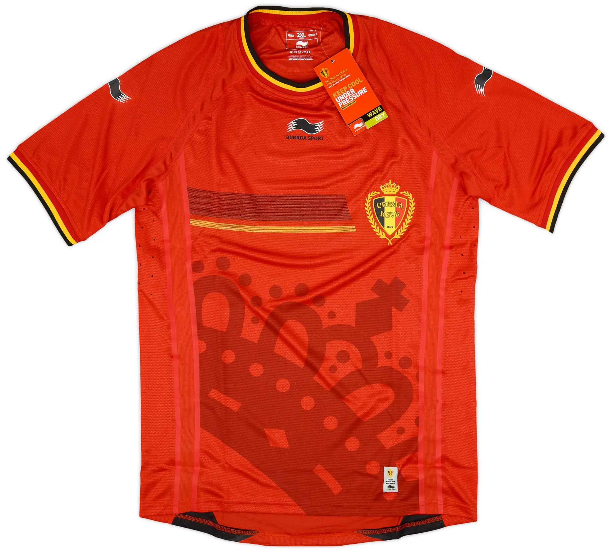 Burrda 2014-15 Belgium Home Shirt (XXL)