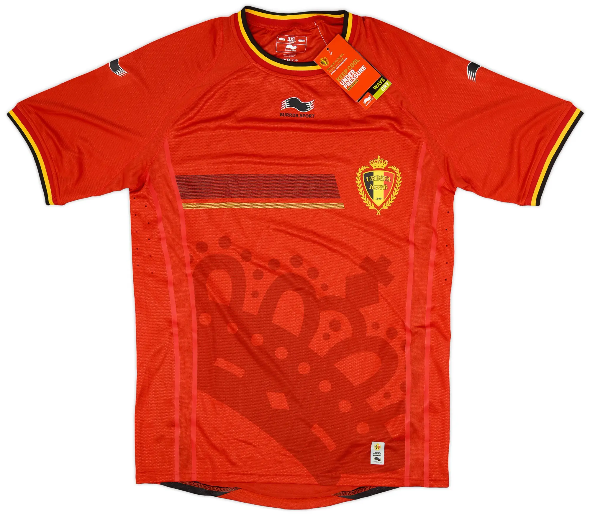 Burrda 2014-15 Belgium Home Shirt (3XL)