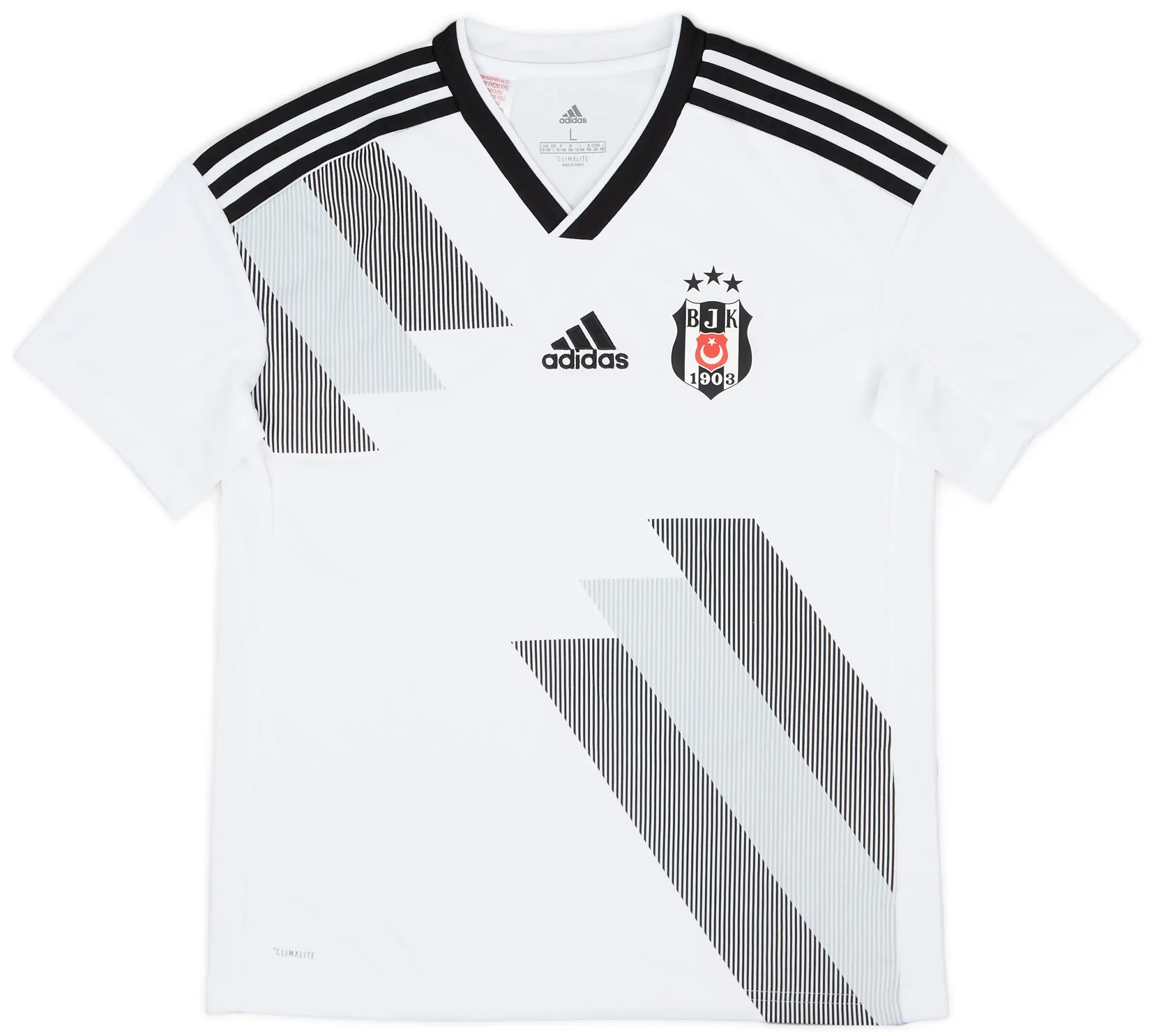 adidas 2019-20 Besiktas Home Shirt - 9/10 - (L.Boys)