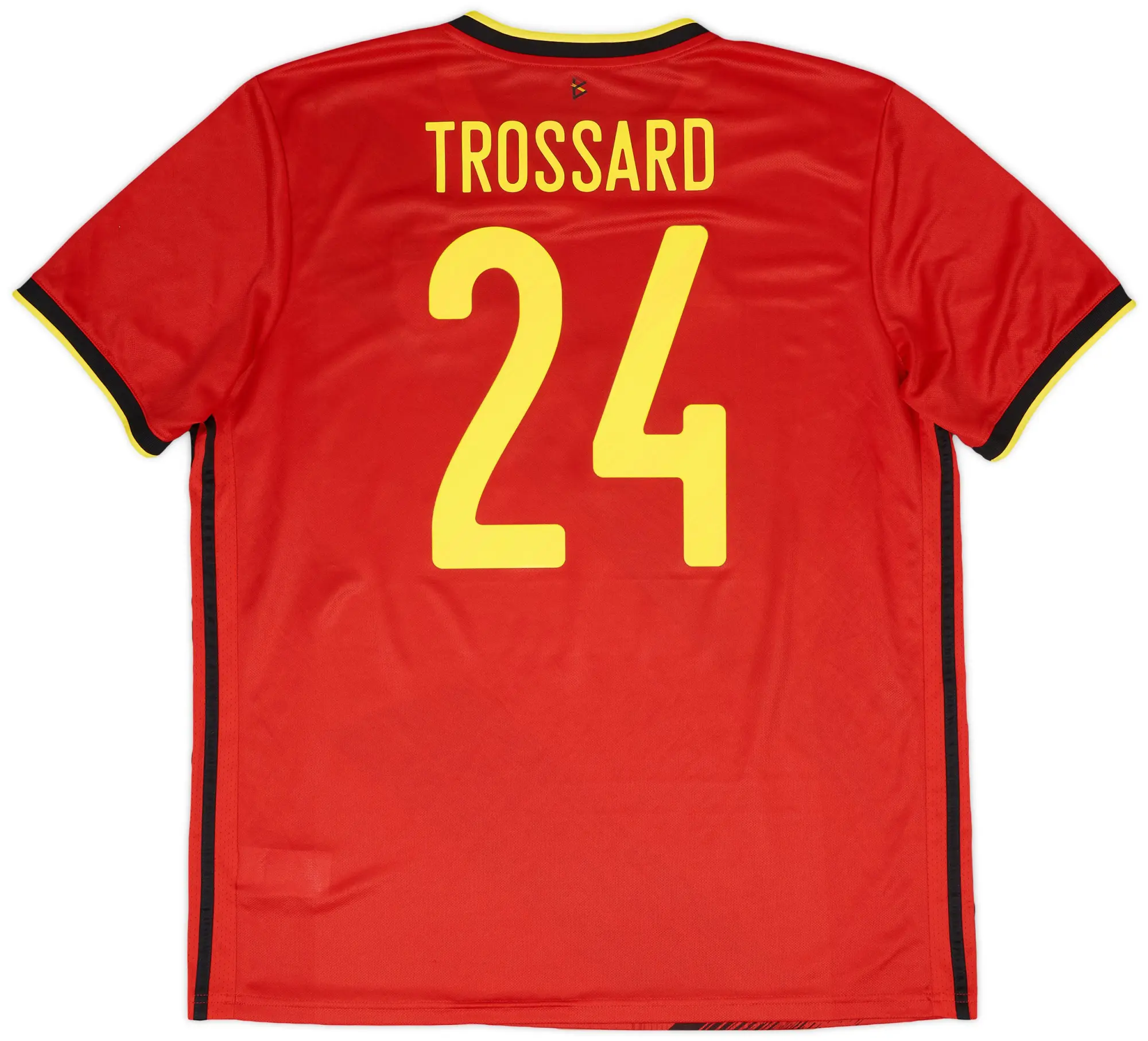 adidas 2019-20 Belgium Home Shirt Trossard #24 - 9/10 - (XL)