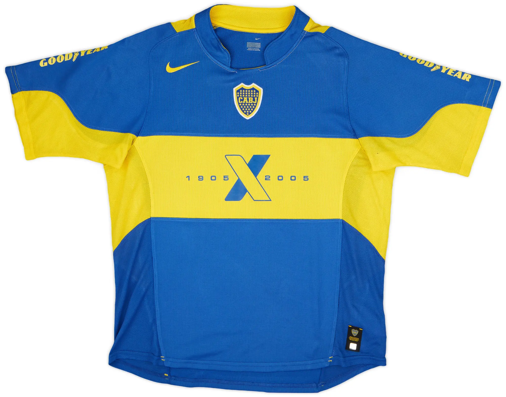 Nike 2005 Boca Juniors Home Shirt - 5/10 - (L)