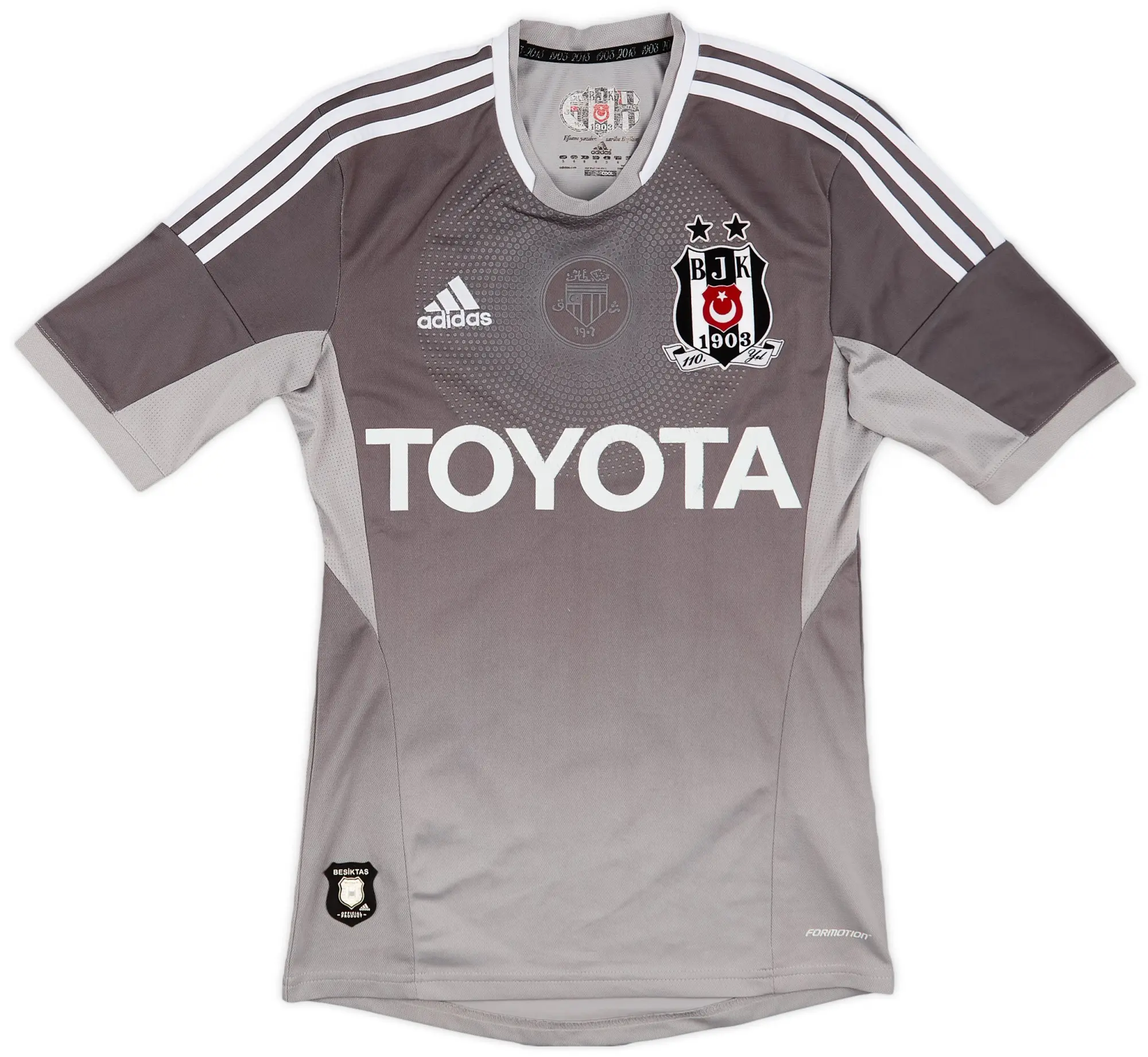 adidas 2013-14 Besiktas '110 yil' Formotion Third Shirt - 6/10 - (S)