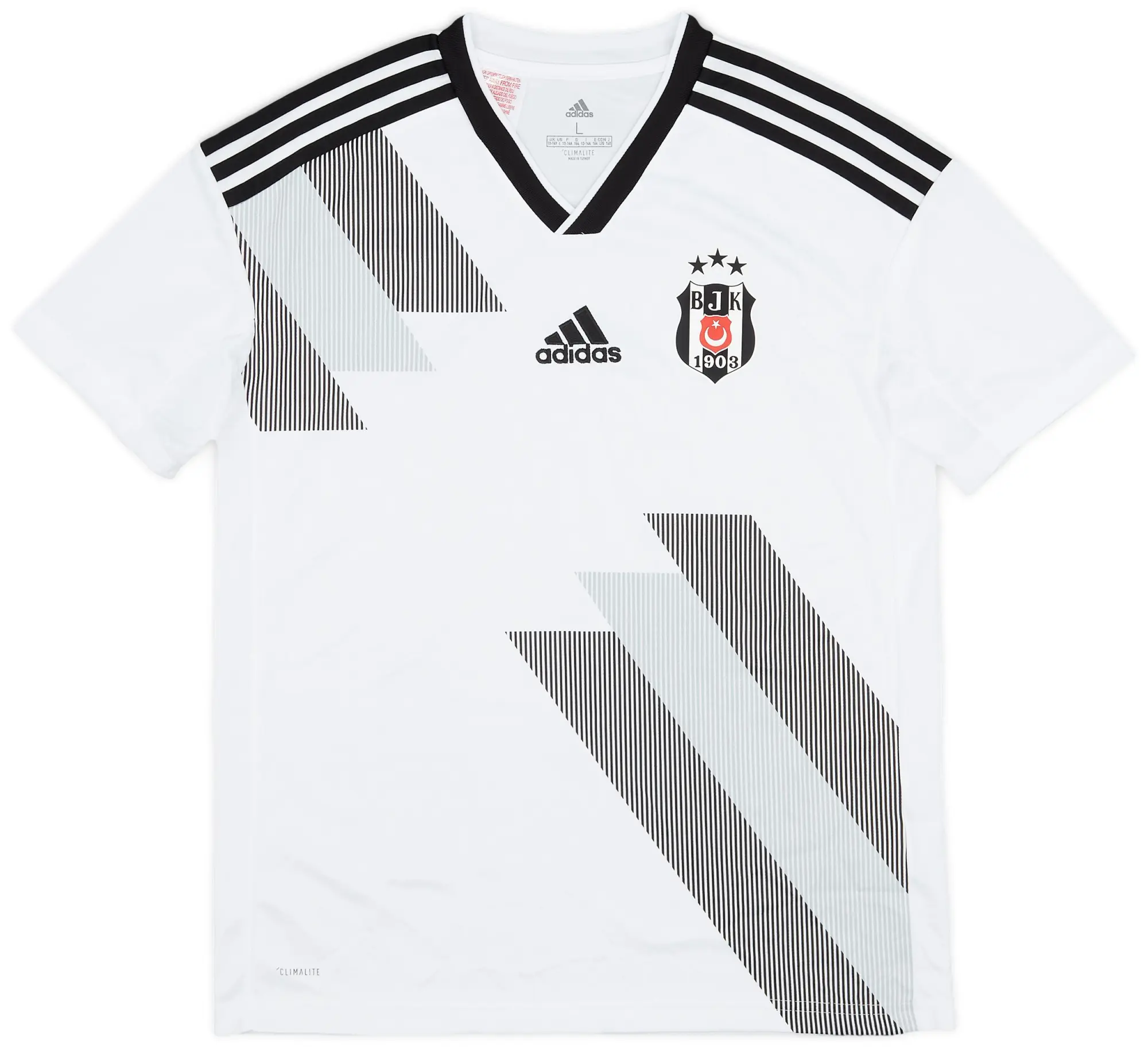 adidas 2019-20 Besiktas Home Shirt - 10/10 - (L.Boys)