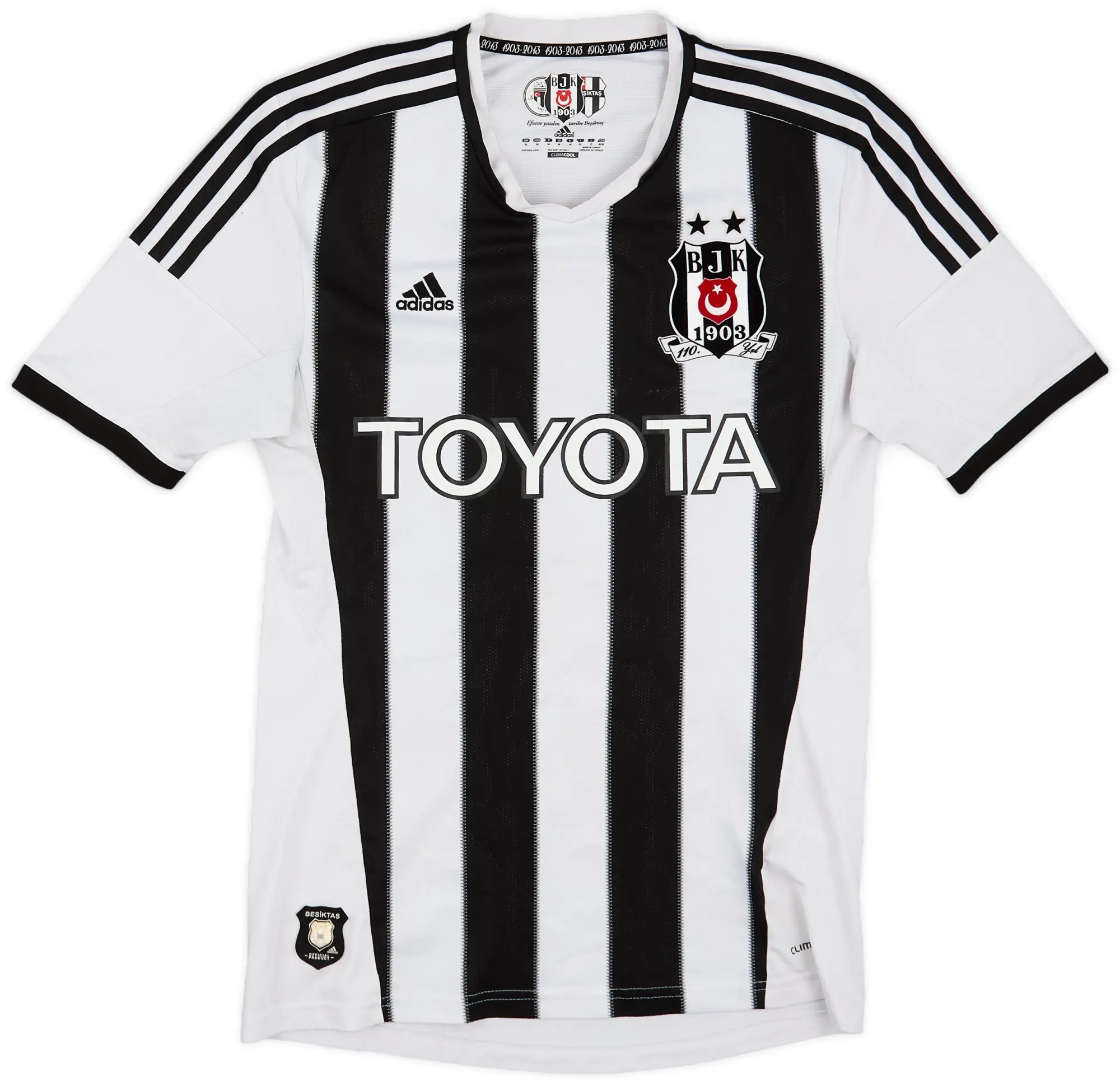 adidas 2013-14 Besiktas Home Shirt - 5/10 - (M)