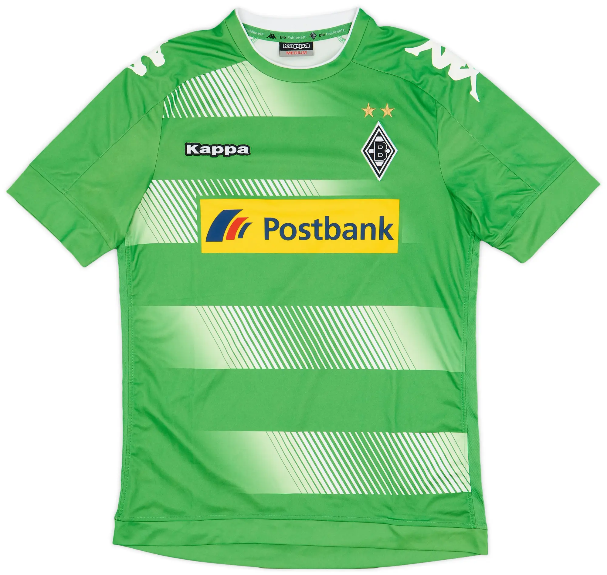 Kappa 2017-18 Borussia Monchengladbach Away Shirt - 7/10 - (M)
