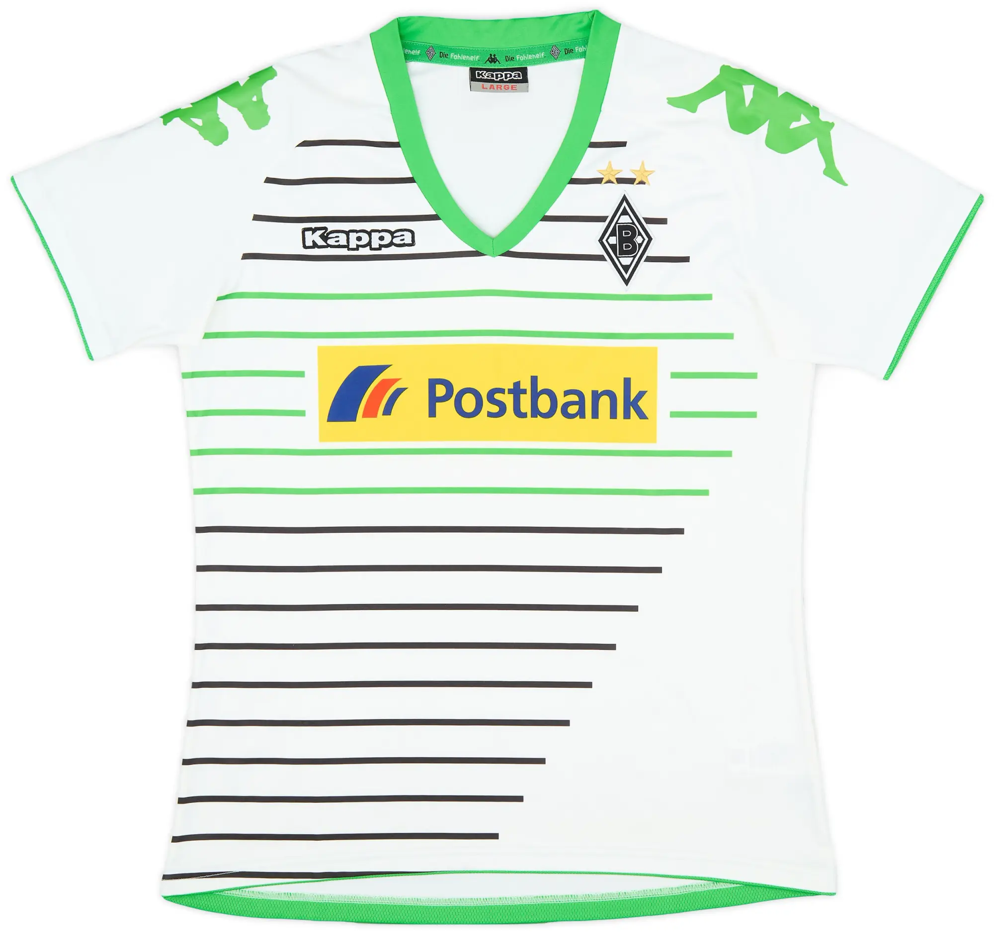 Kappa 2013-14 Borussia Monchengladbach Home Shirt - 8/10 - (Women's L)