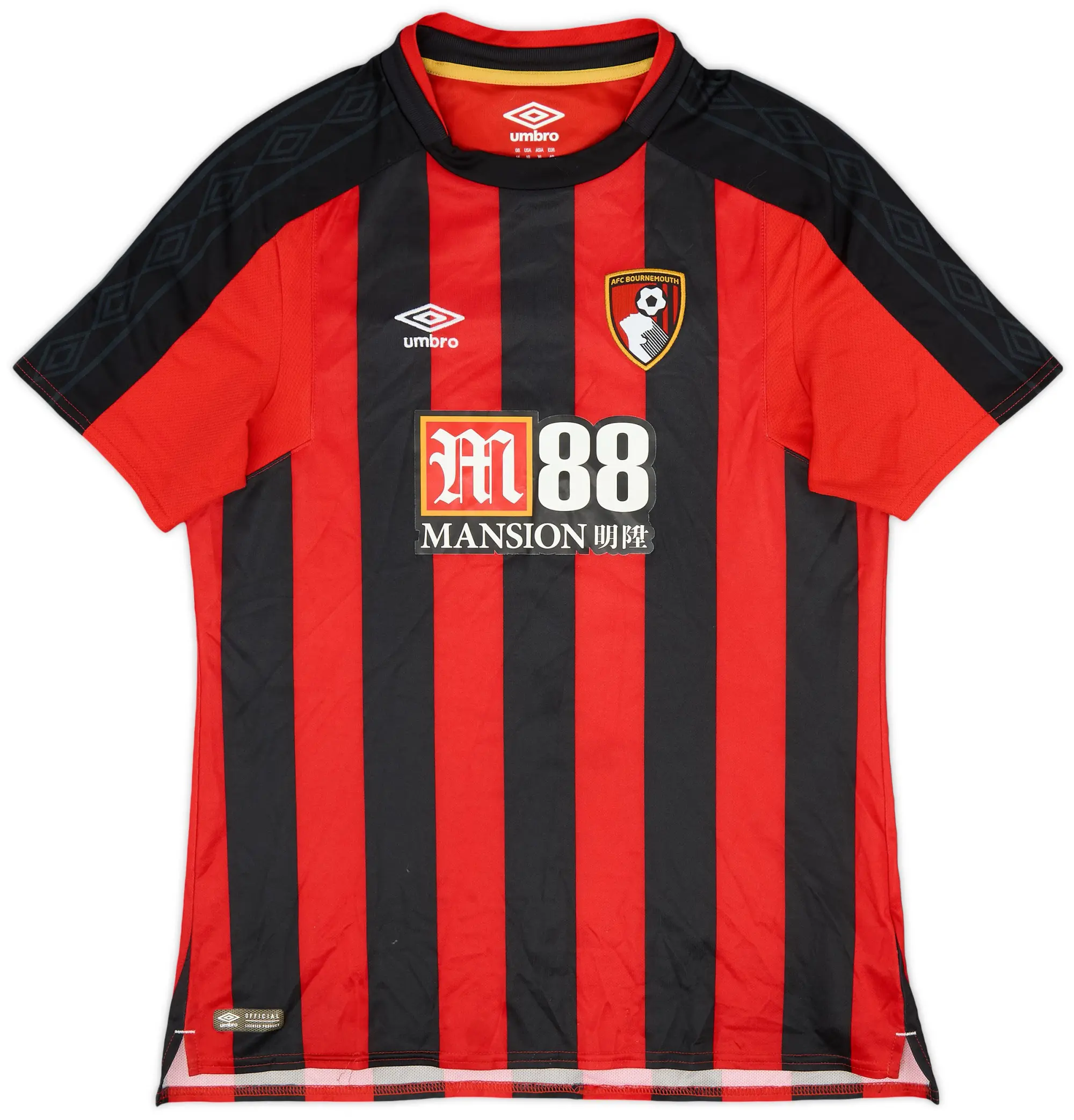 Umbro 2017-18 Bournemouth Home Shirt - 8/10 - (Women's XL)