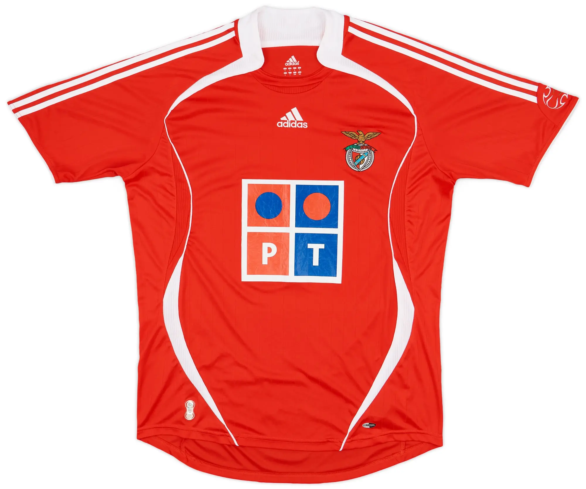 adidas 2006-07 Benfica Home Shirt - 7/10 - (L)