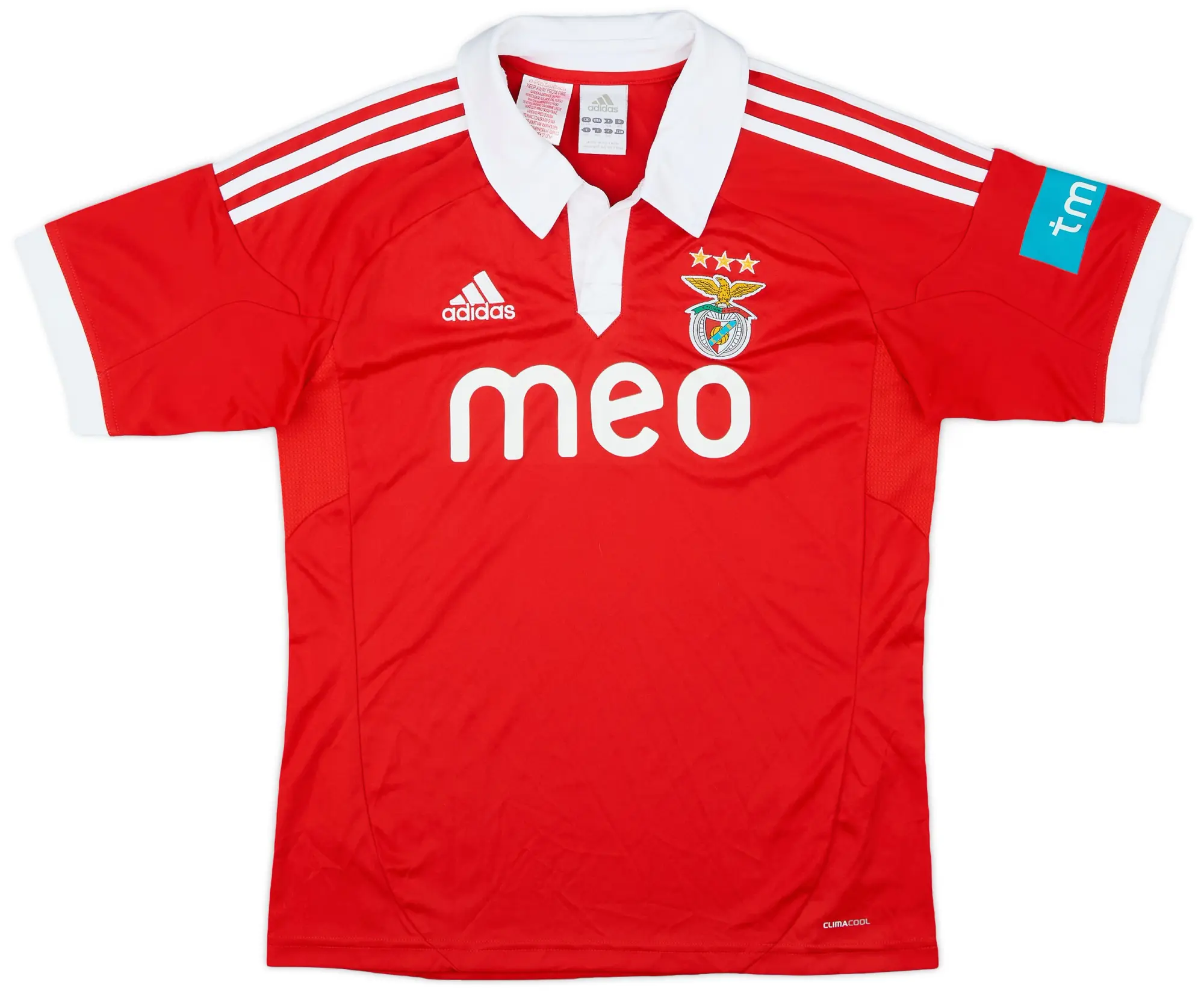 adidas 2012-13 Benfica Home Shirt - 7/10 - (L.Boys)