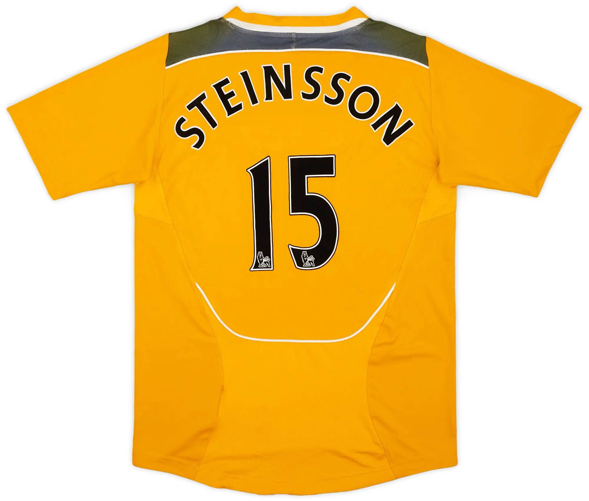 Reebok 2008-09 Bolton Away Shirt Steinsson #15 - 7/10 - (L.Boys)