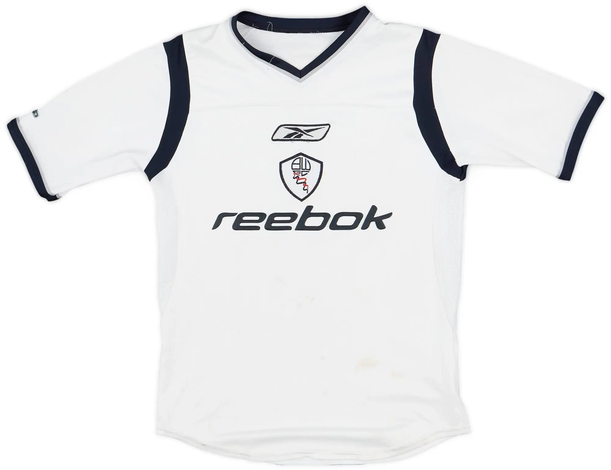 Reebok 2001-03 Bolton Home Shirt - 6/10 - (L.Boys)