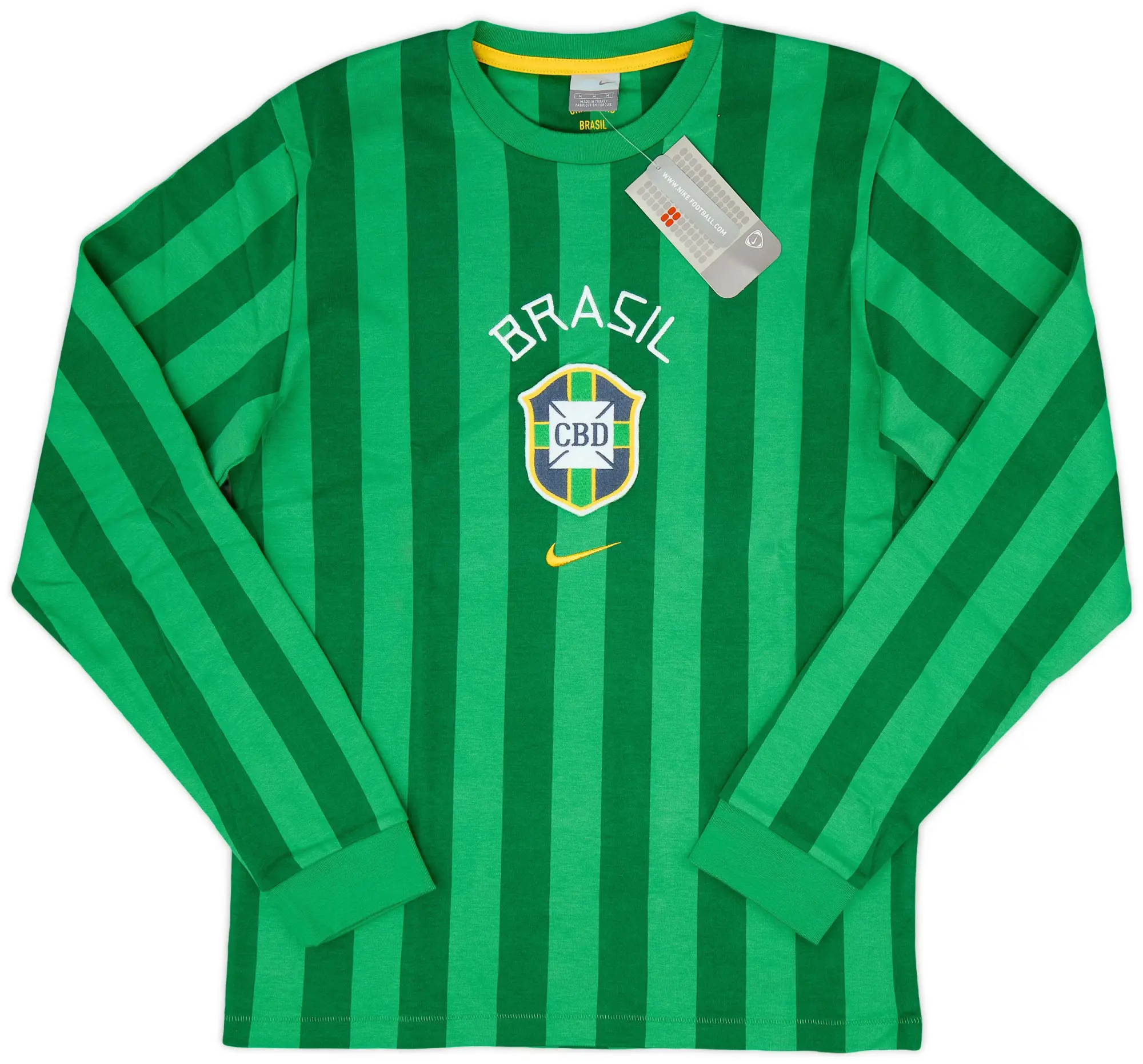 2005-06 Brazil Nike Retro Leisure L/S Tee (M)