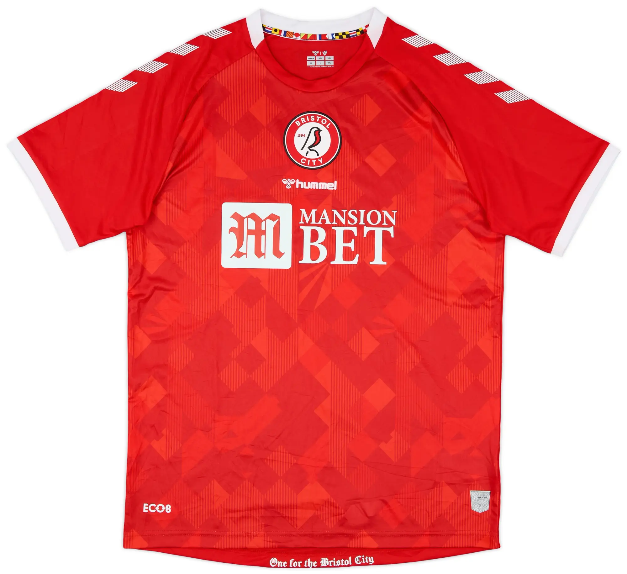 Hummel 2021-22 Bristol City Home Shirt - 7/10 - (XL)