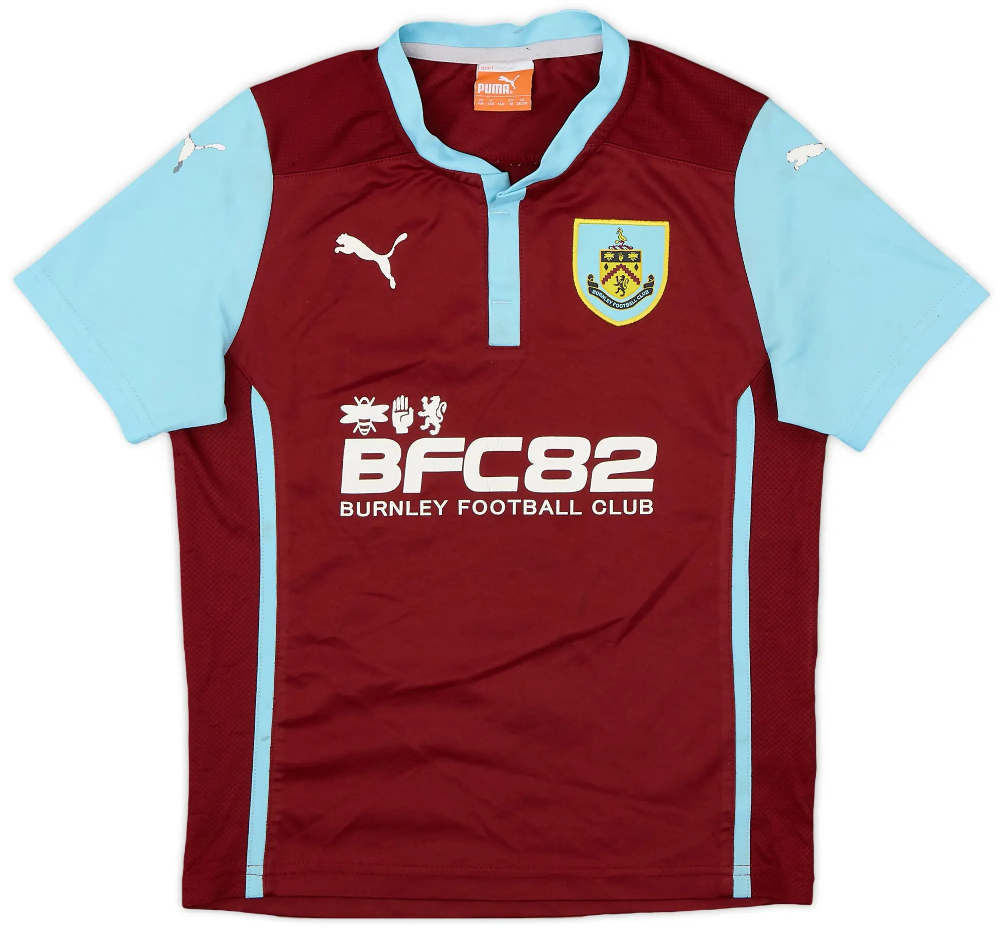 Puma 2014-15 Burnley Home Shirt - 7/10 - (M.Boys)