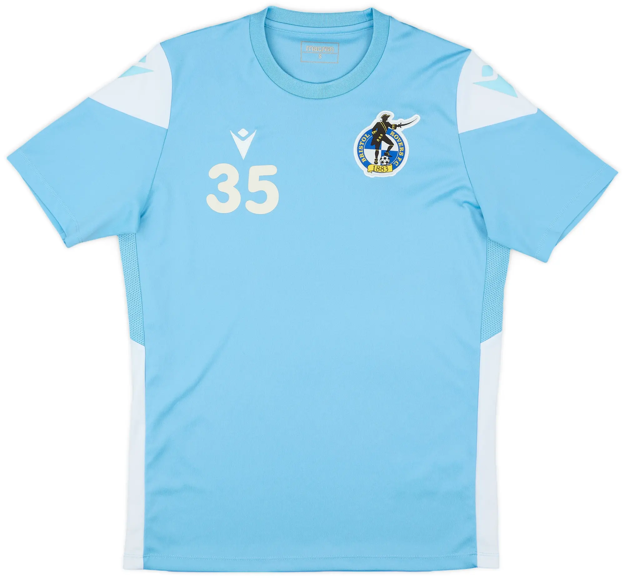 2019-20 Bristol Rovers Player Issue Macron Training Shirt #35 - 7/10 - (S)