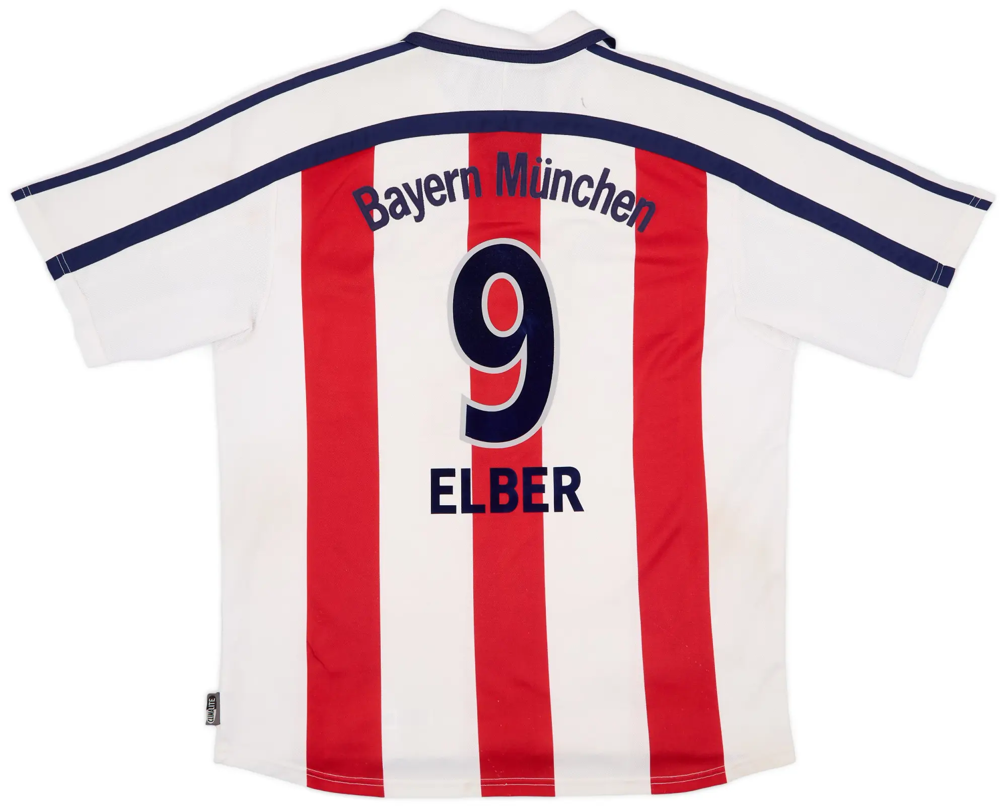 adidas 2000-01 Bayern Munich Away Shirt Elber #9 - 5/10 - (XXL)