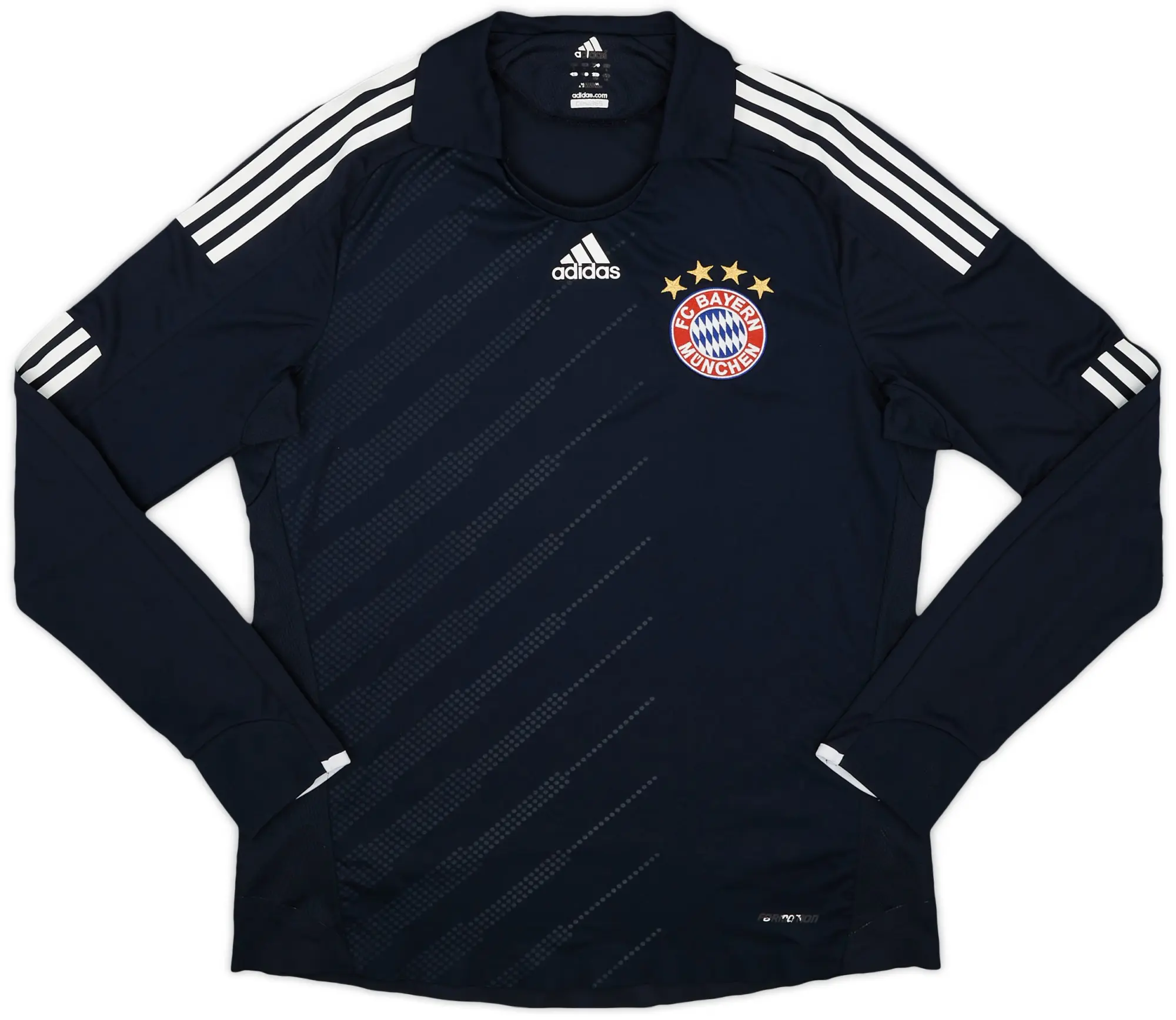 adidas 2008-09 Bayern Munich Player Issue Away L/S Shirt - 8/10 - (L)