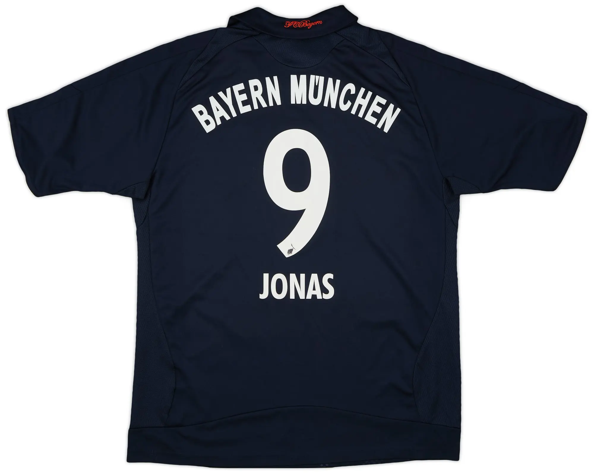 adidas 2008-09 Bayern Munich Away Shirt Jonas #9 - 6/10 - (XL.Boys)