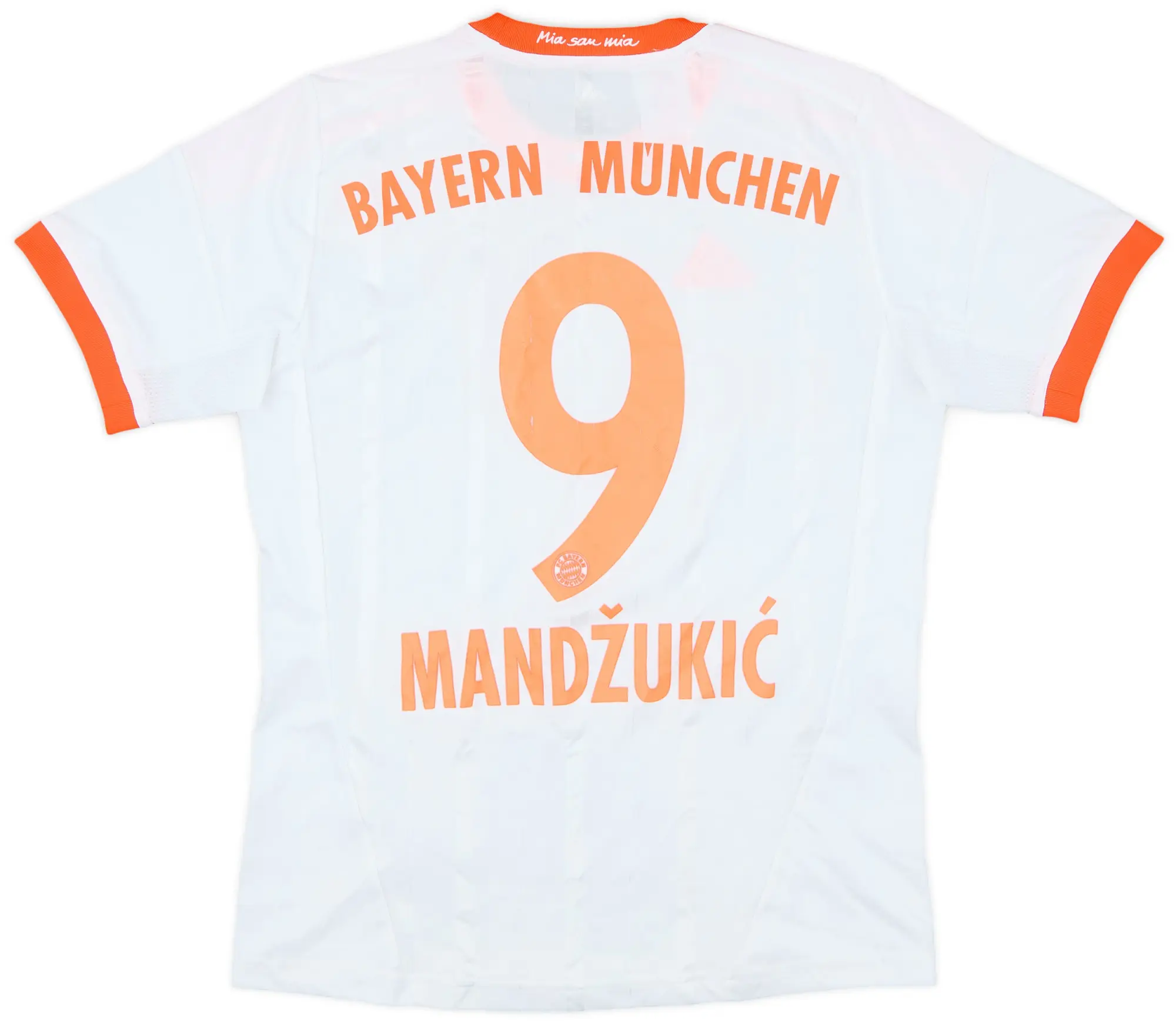 adidas 2012-13 Bayern Munich Away Shirt Mandzukic #9 - 5/10 - (L.Boys)