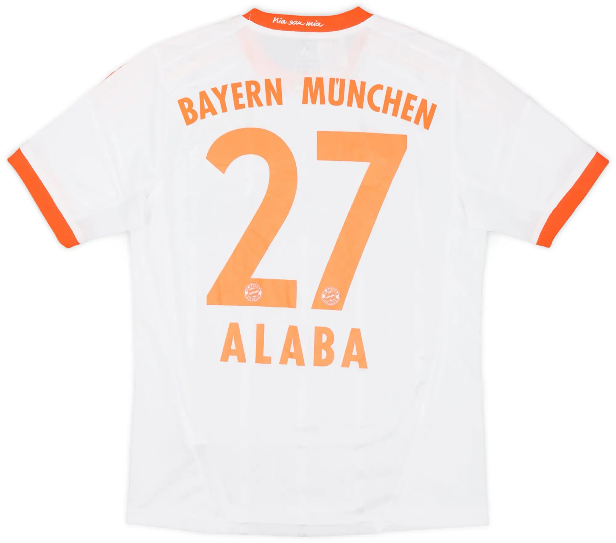 adidas 2012-13 Bayern Munich Away Shirt Alaba #27 - 8/10 - (L.Boys)