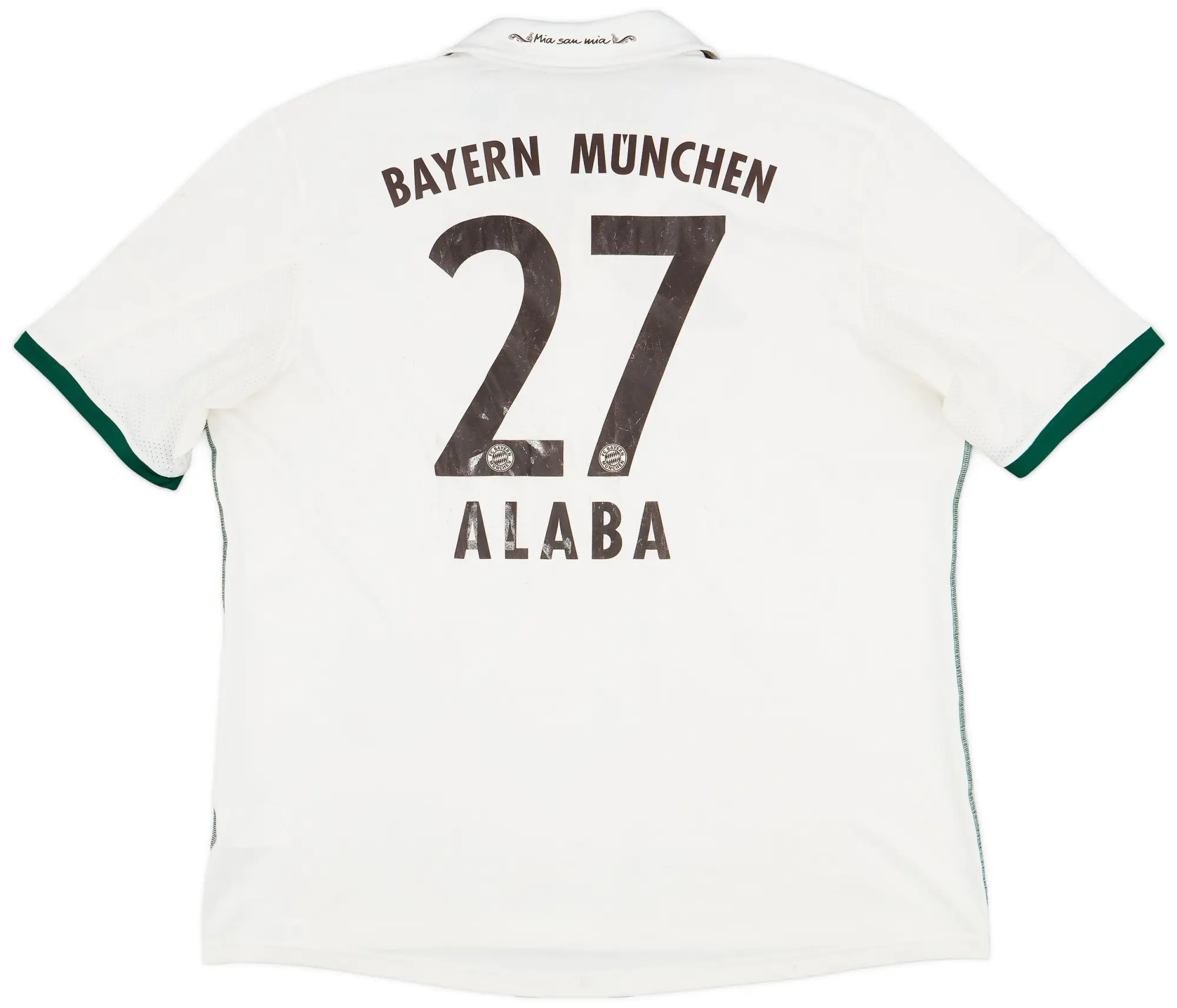 adidas 2013-14 Bayern Munich Away Shirt Alaba #27 - 6/10 - (XXL)