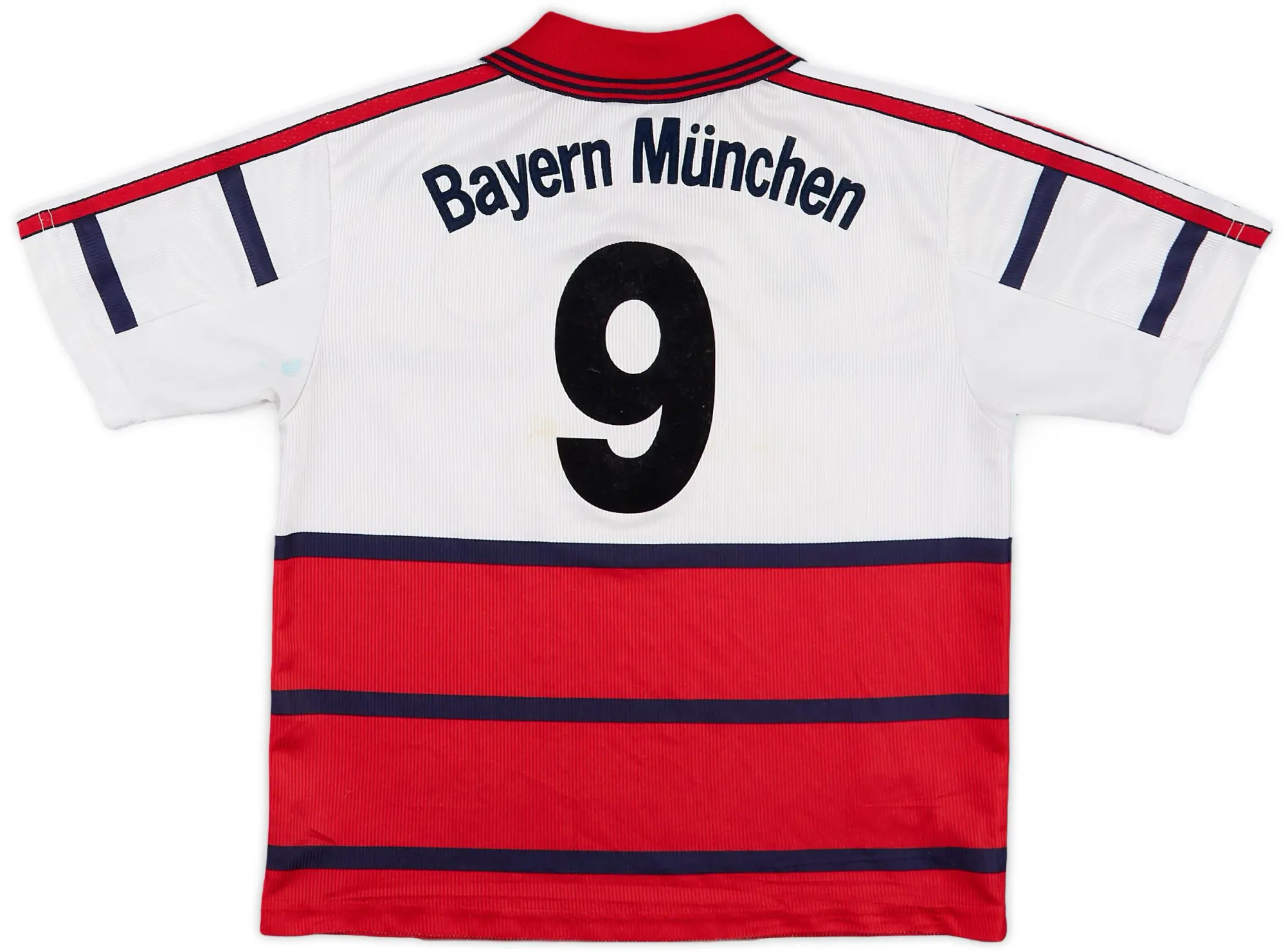 adidas 1998-00 Bayern Munich Away Shirt #9 - 7/10 - (M.Boys)