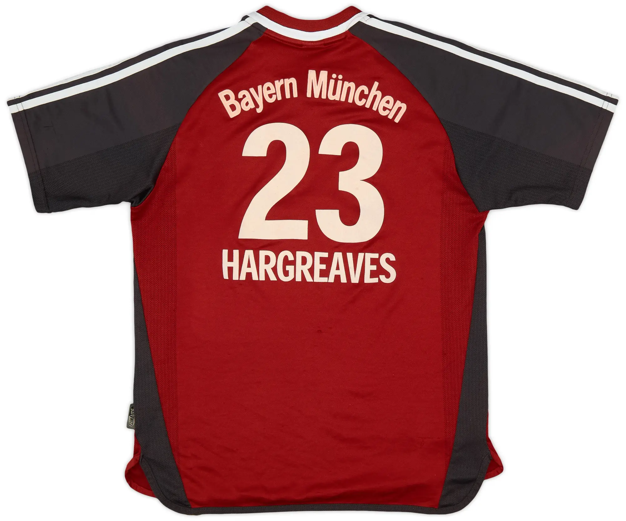 adidas 2001-02 Bayern Munich Home Shirt Hargreaves #23 - 7/10 - (XL.Boys)